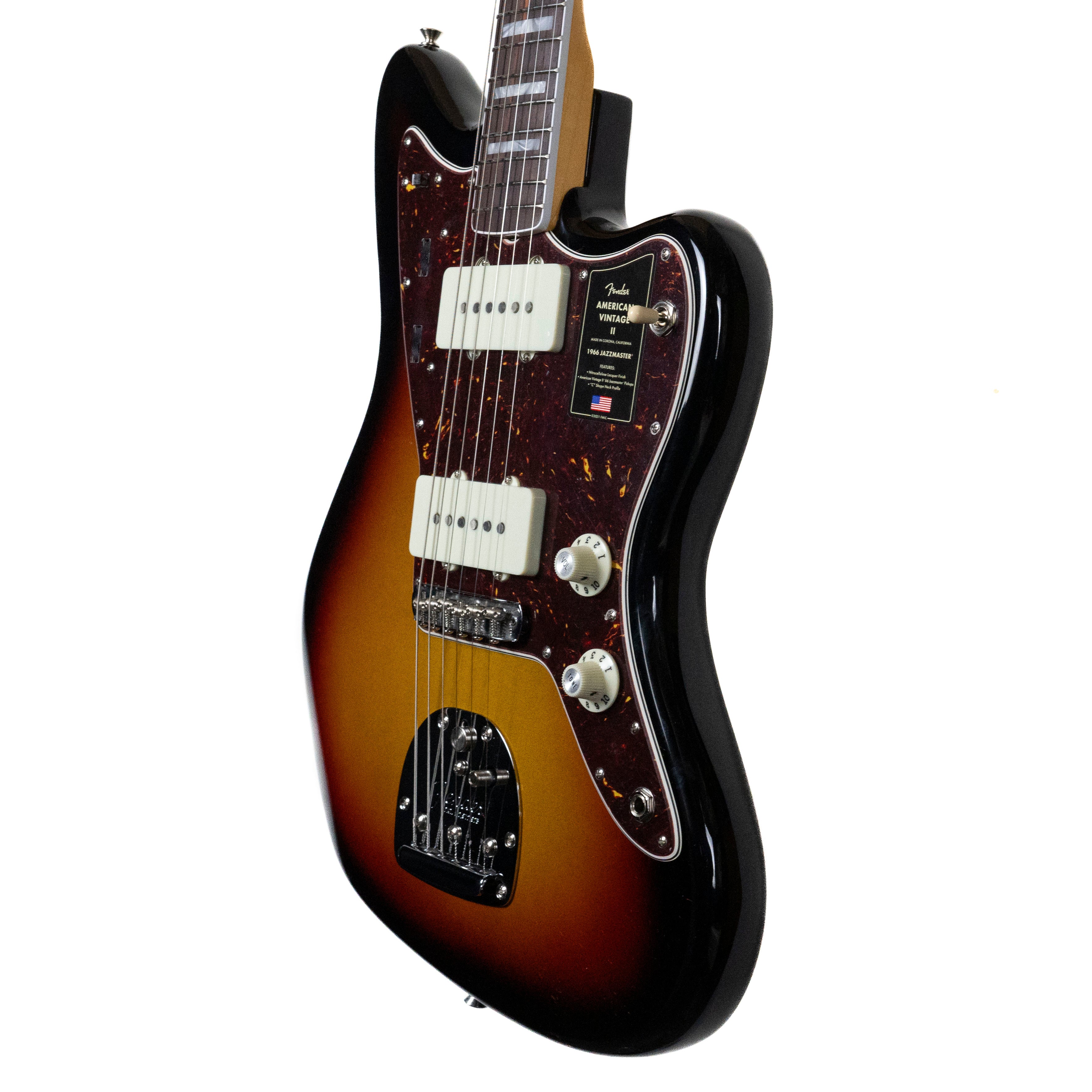 Fender American Vintage II 1966 Jazzmaster, 3-Color Sunburst