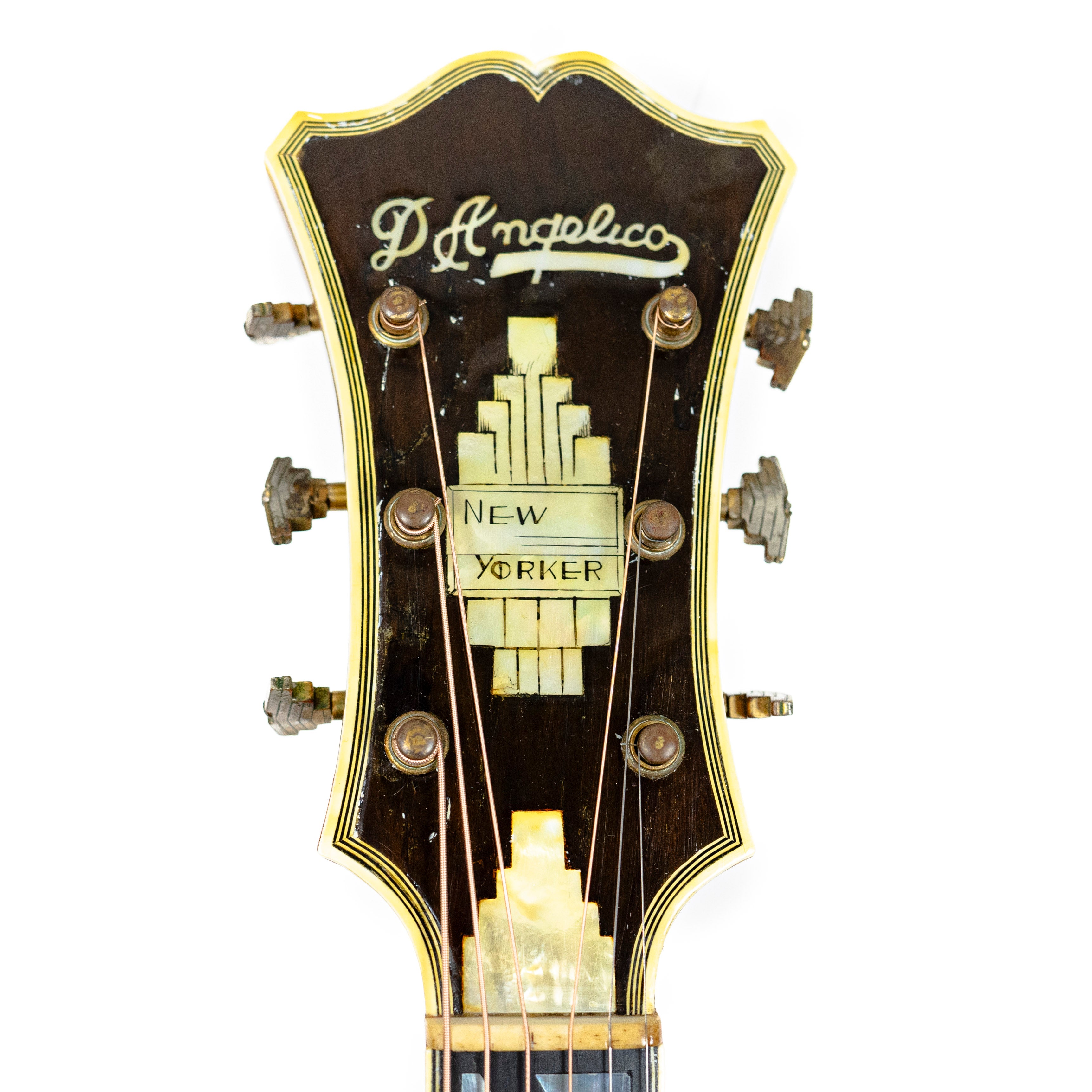 D'Angelico 1950 New Yorker Blonde 18" #1840