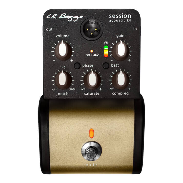 LR Baggs Session DI Preamp Acoustic DI with Analog Saturation and Multiband Compression/EQ