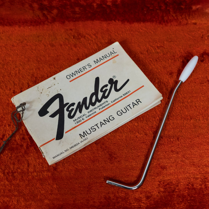 Fender 1973 Mustang, Competition Burgundy