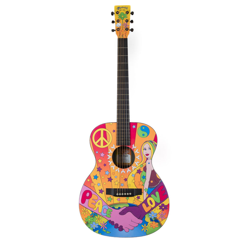 Martin 2007 000X Hippie Ltd Ed #117/200 serial #1265986 w/Yellow OHSC