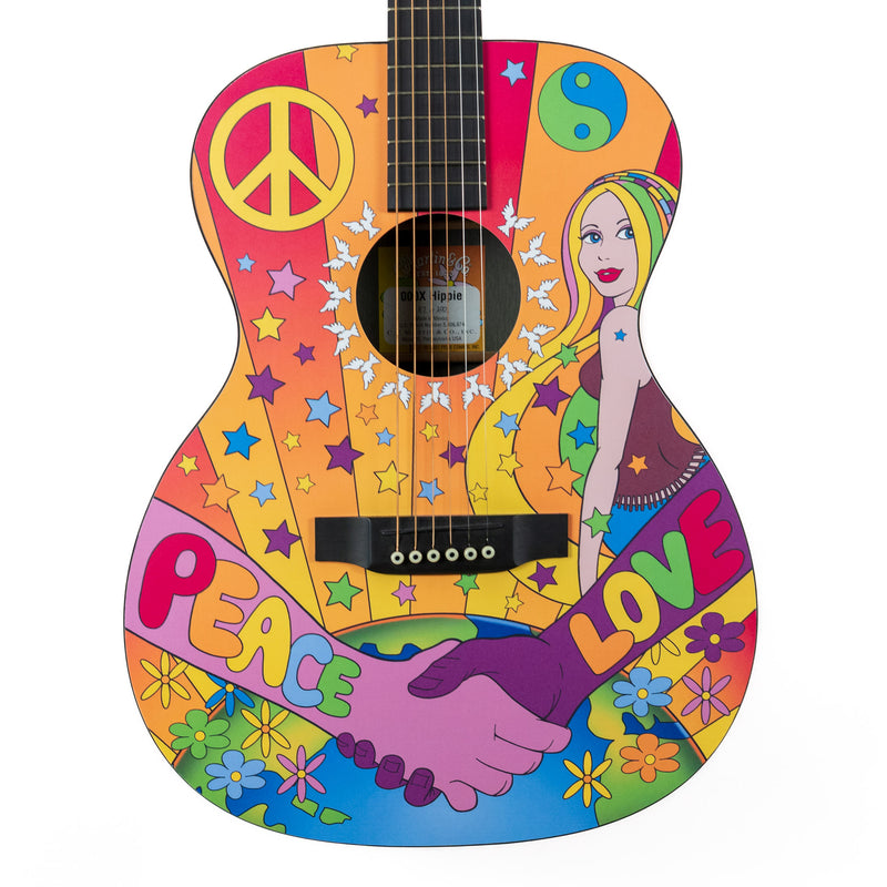 Martin 2007 000X Hippie Ltd Ed #117/200 serial #1265986 w/Yellow OHSC