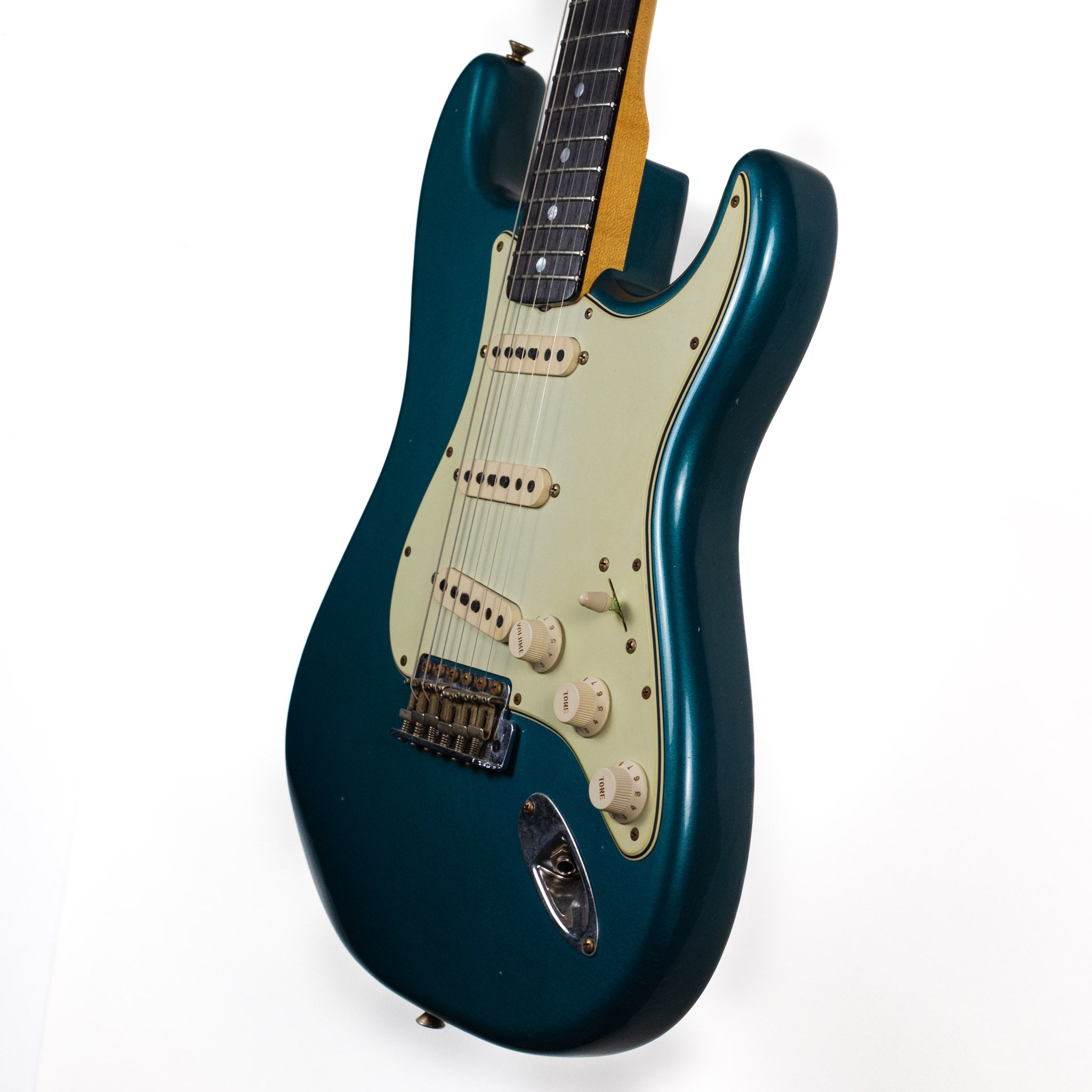 Fender Stratocaster メタリックブルー Fender Custom Shop 1966 Strat Journeyman Relic, Aged Ocean
