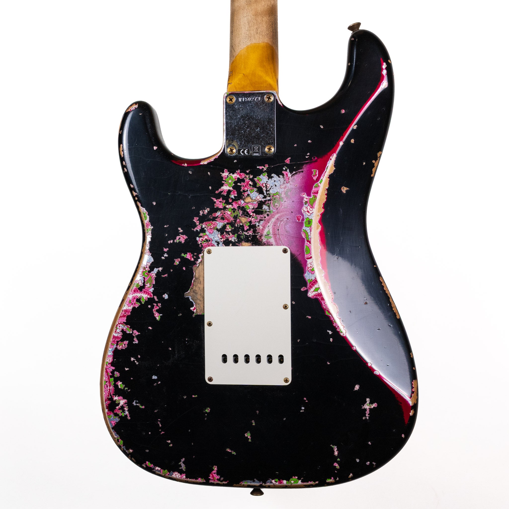 Fender Custom Shop 1960 Strat, Super Heavy Relic, Black Over Pink