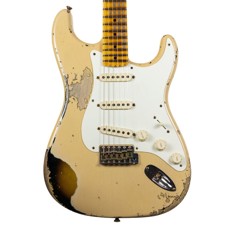 Fender Custom Shop '55 Strat, Heavy Relic Aged Desert Sand over 2 Tone Sunburst