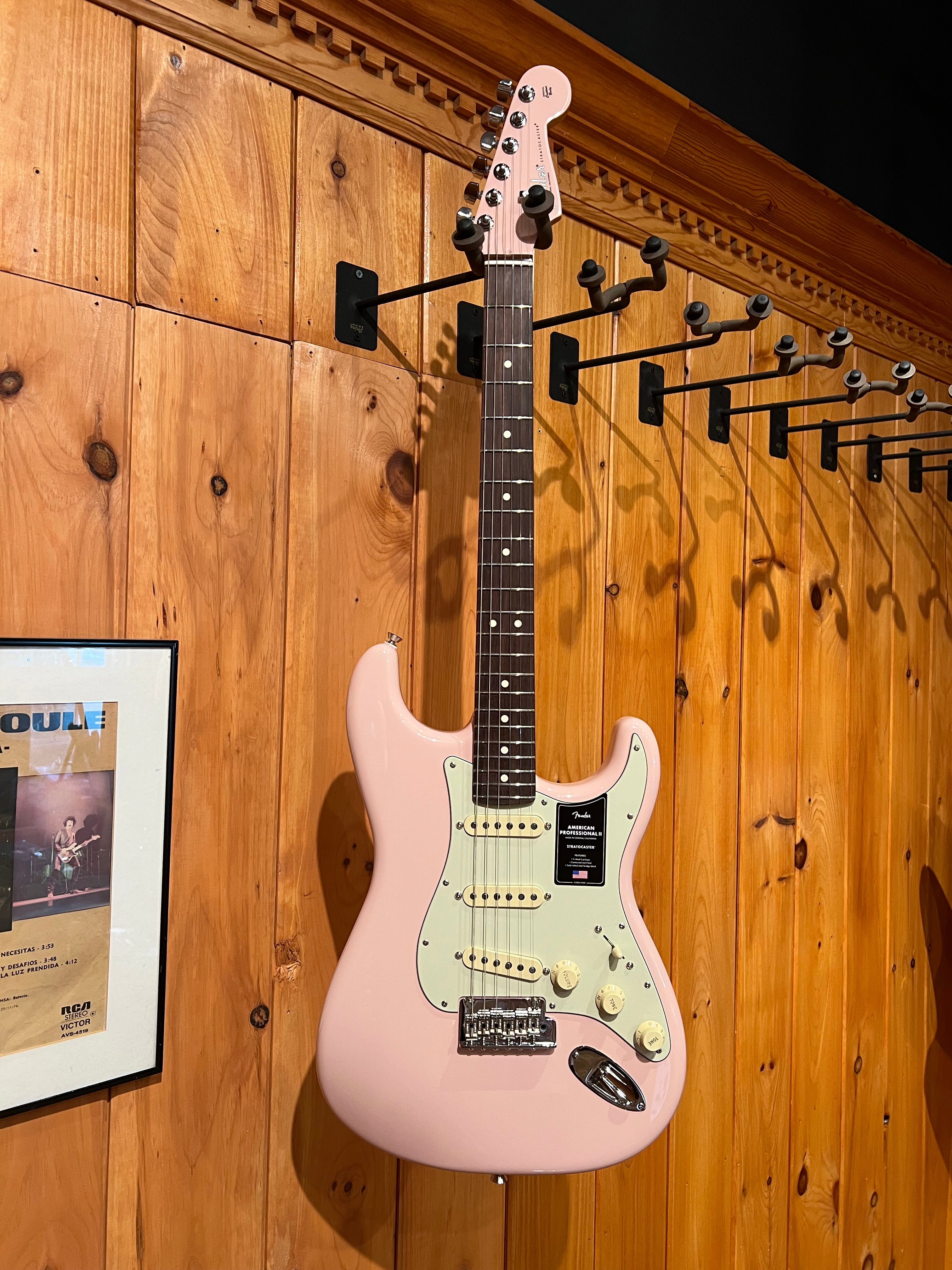 Fender Limited Edition American Professional II Strat, Shell Pink w/Matching Headstock