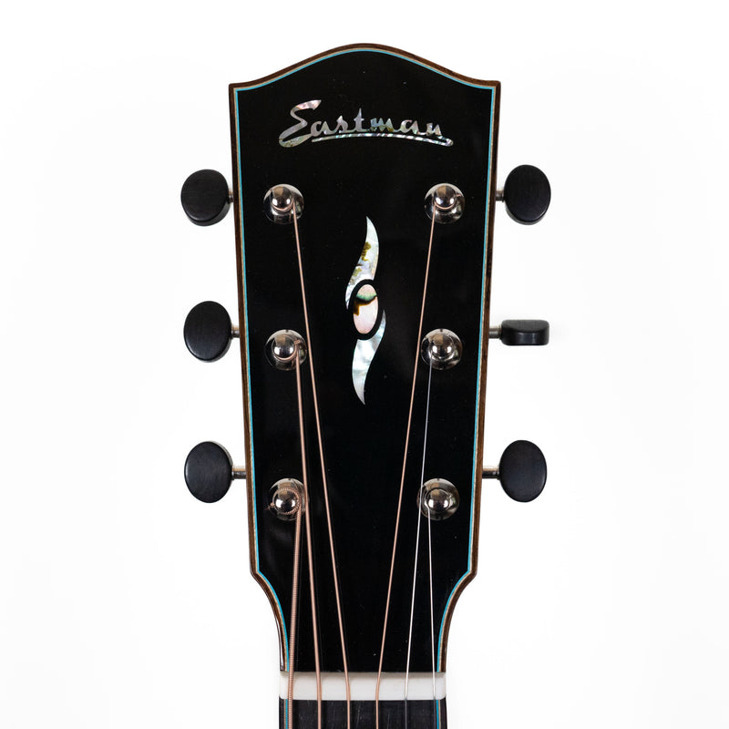 Eastman L-OM-QS European Spruce, Quilted Sapele