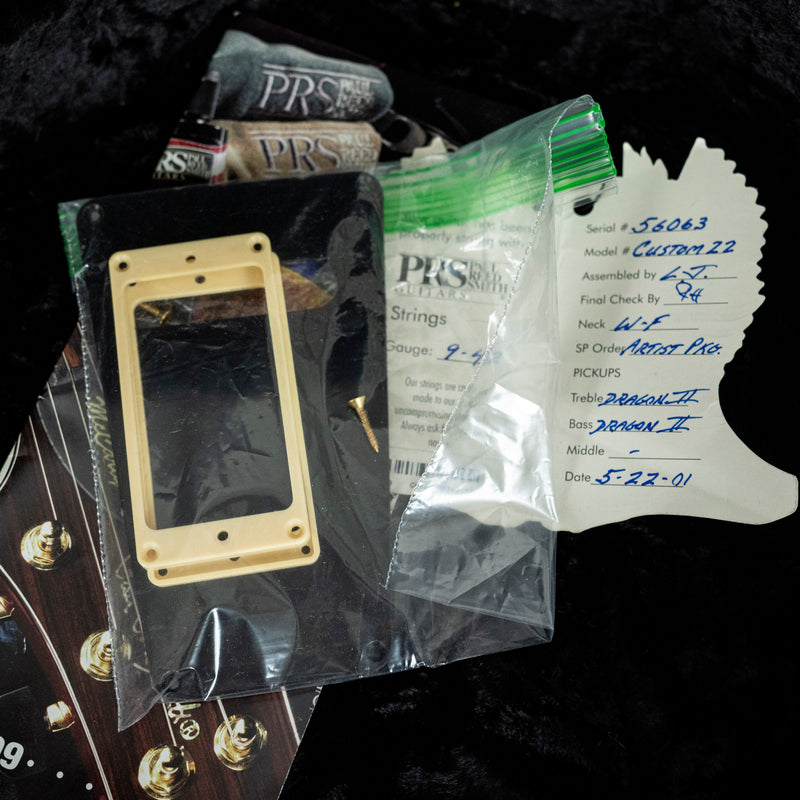 PRS 2001 Custom 22 Artist Package Tobacco Sunburst