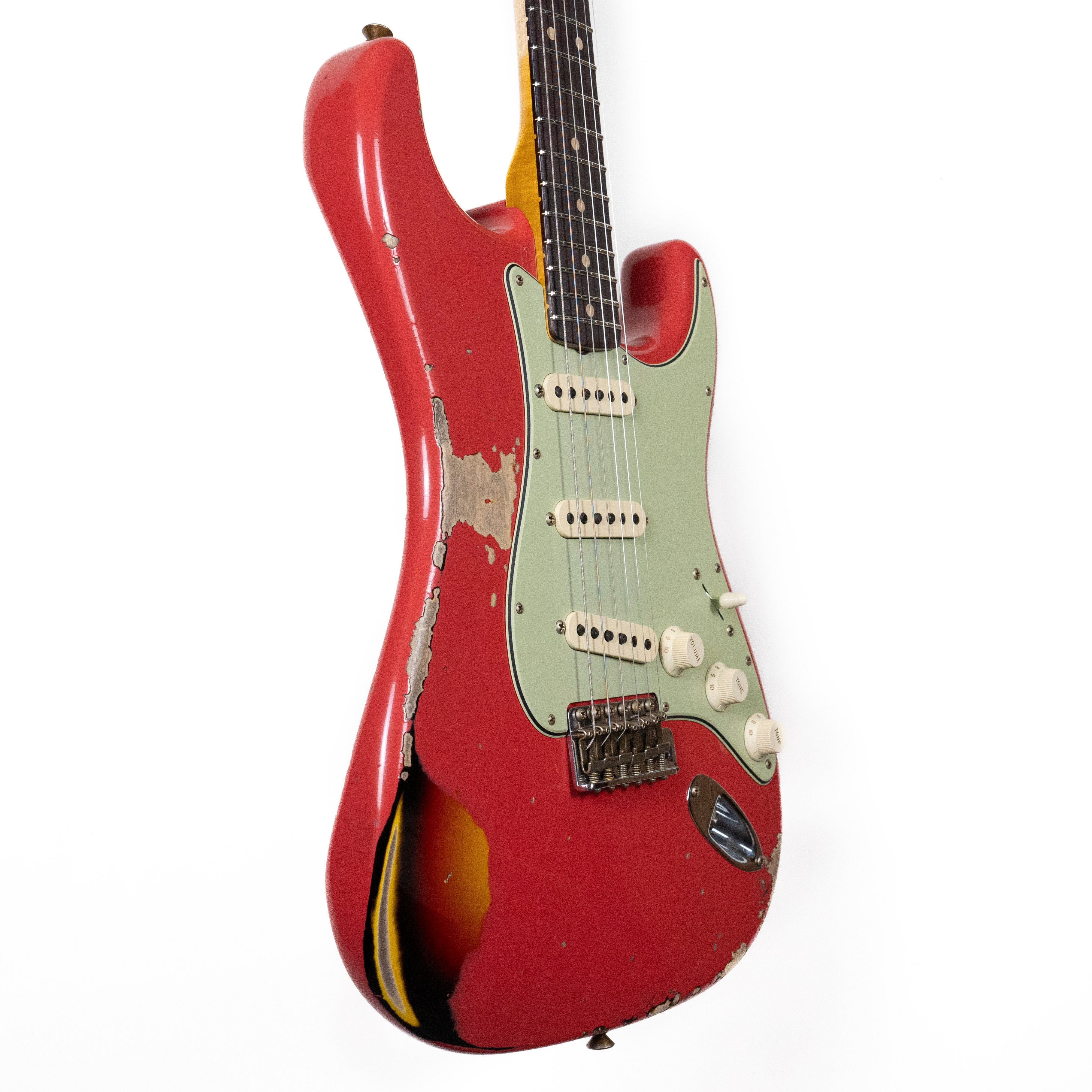 Fender Custom Shop 1962 Strat Fiesta Red Over Sunburst