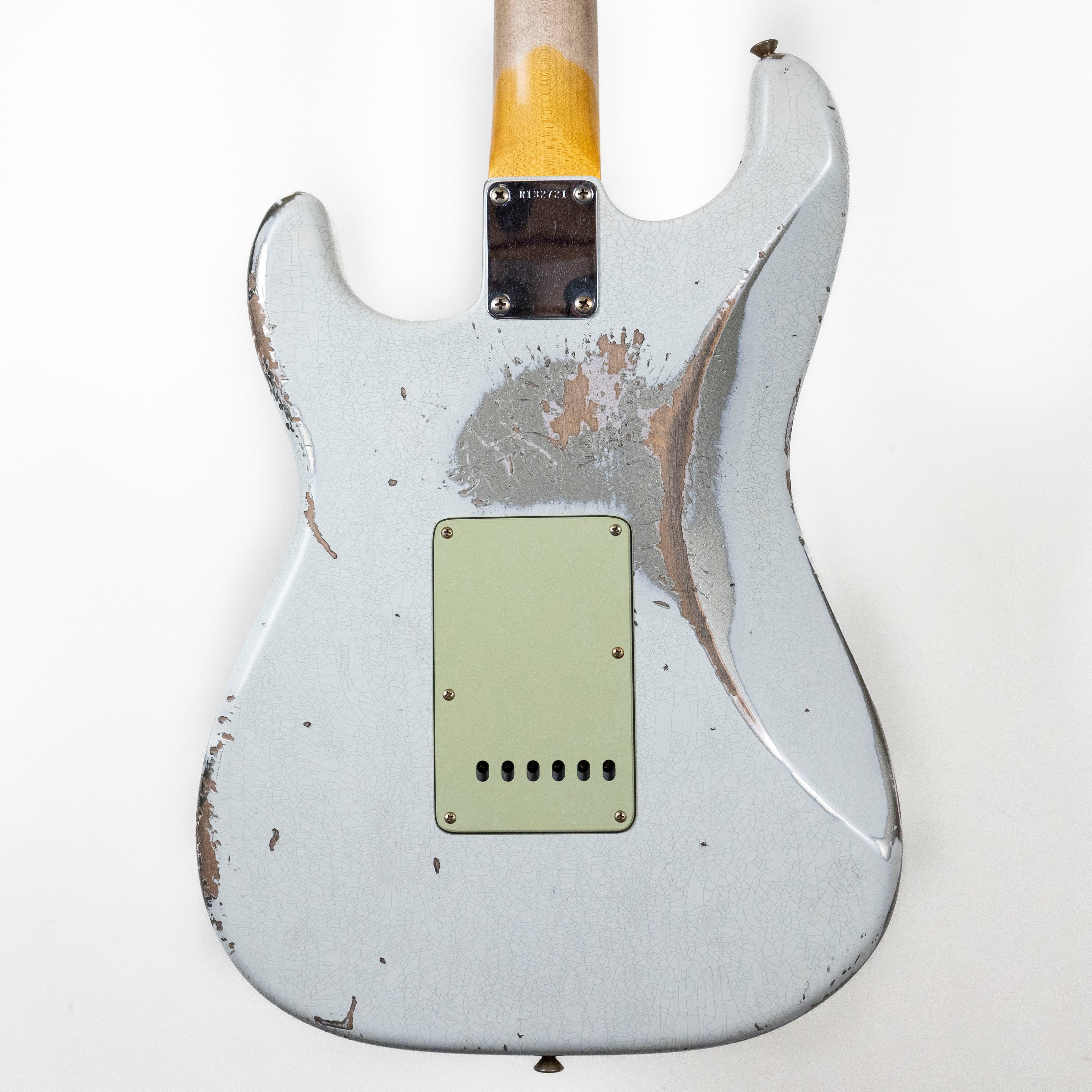 Fender Custom Shop 1961 Strat Olympic White Over Inca Silver