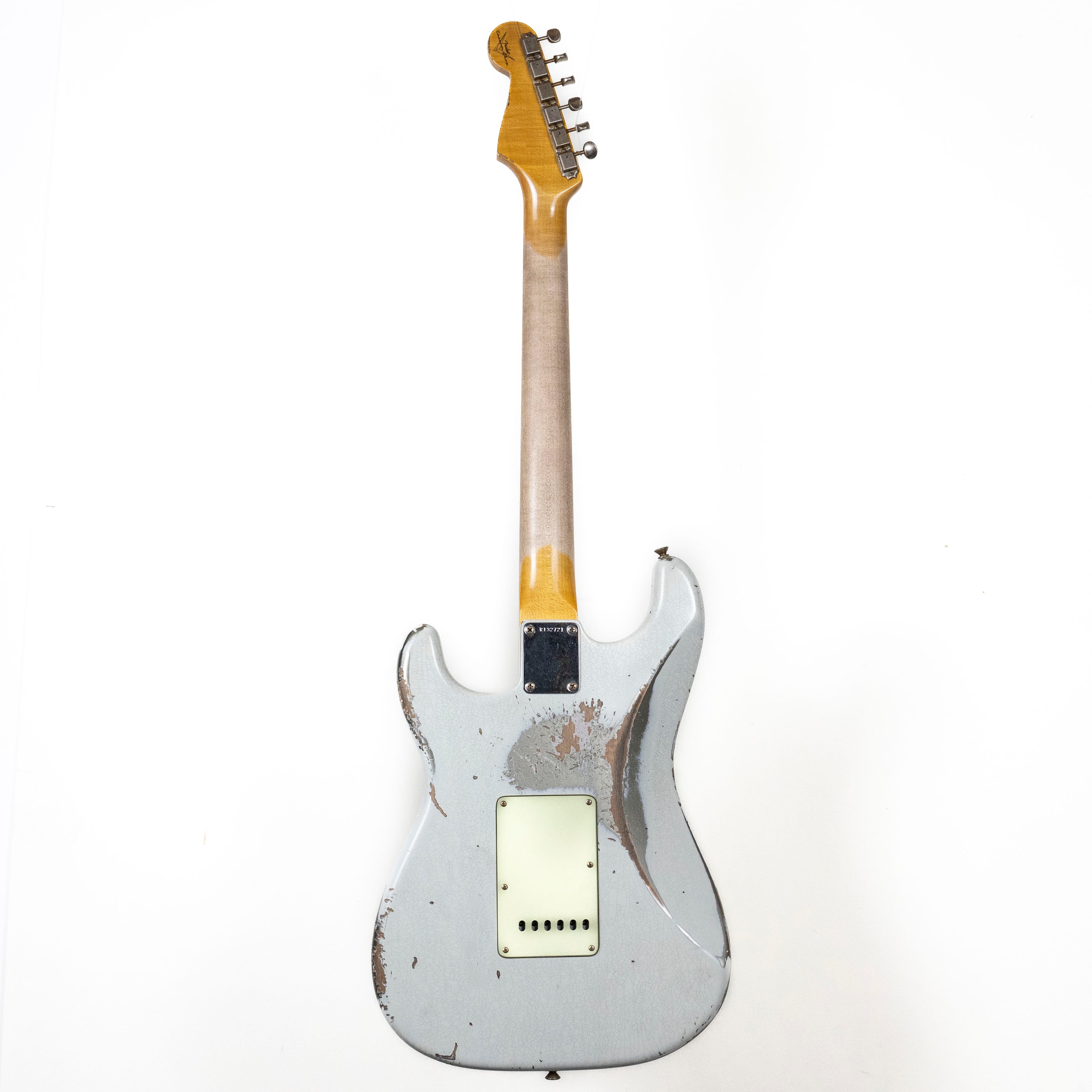 Fender Custom Shop 1961 Strat Olympic White Over Inca Silver