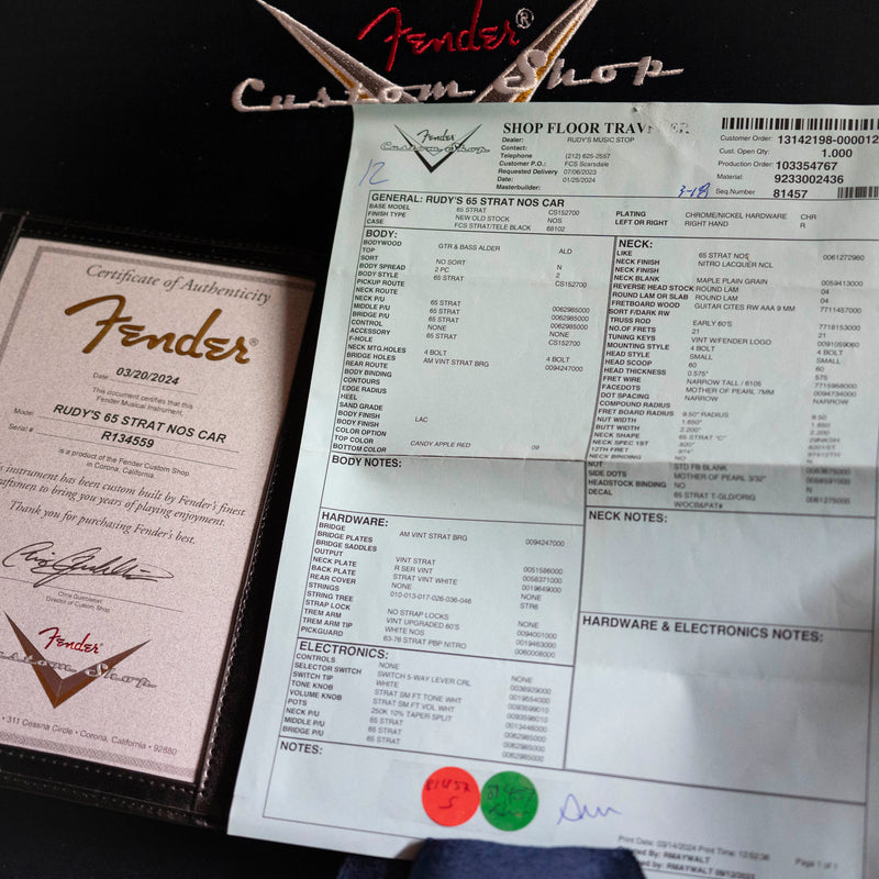 Fender CS 1965 Strat CAR