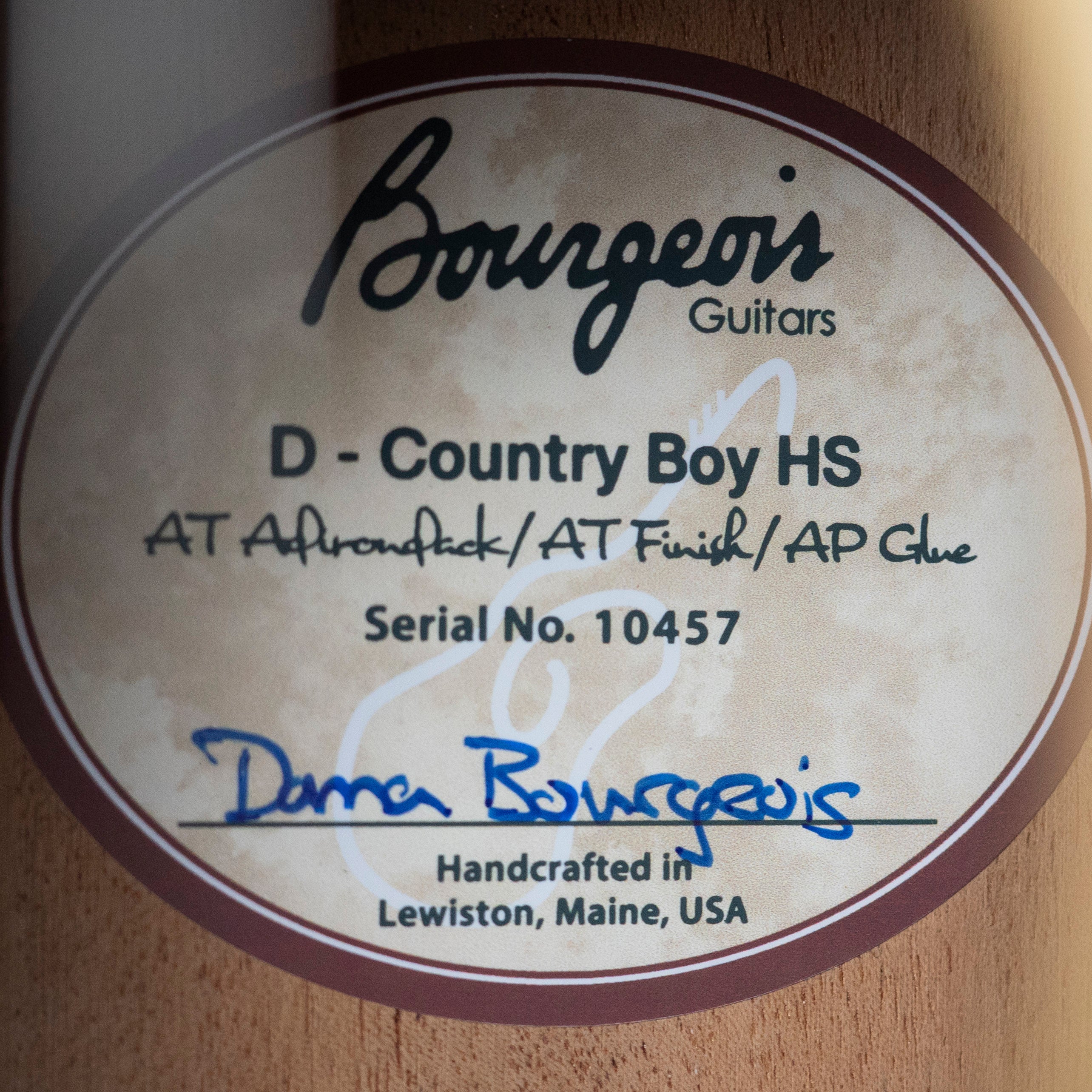 Bourgeois D Country Boy Heirloom Series