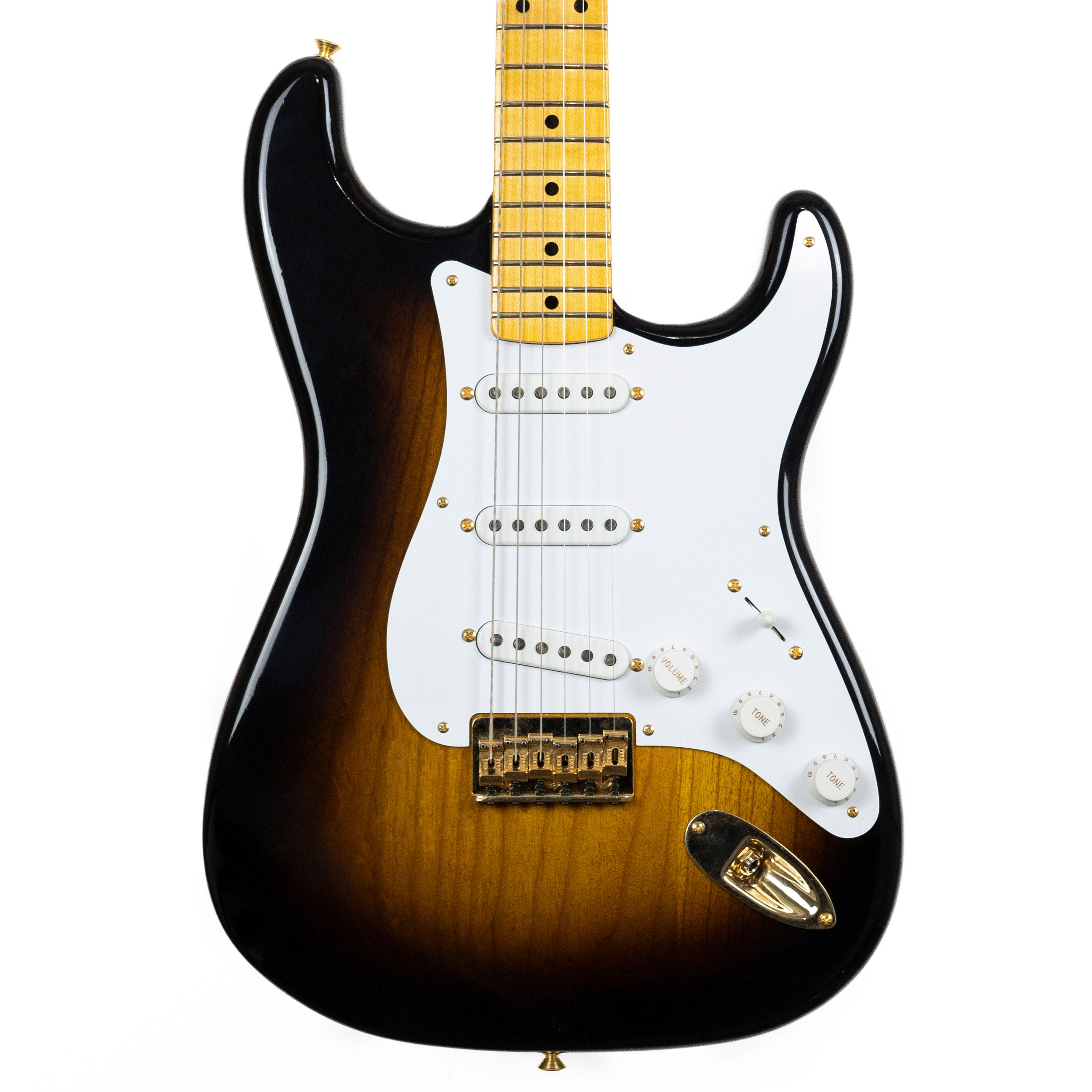 Limited Edition '54 Hardtail Strat - DLX Closet Classic with Gold Hardware, Wide-Fade 2-Color Sunburst