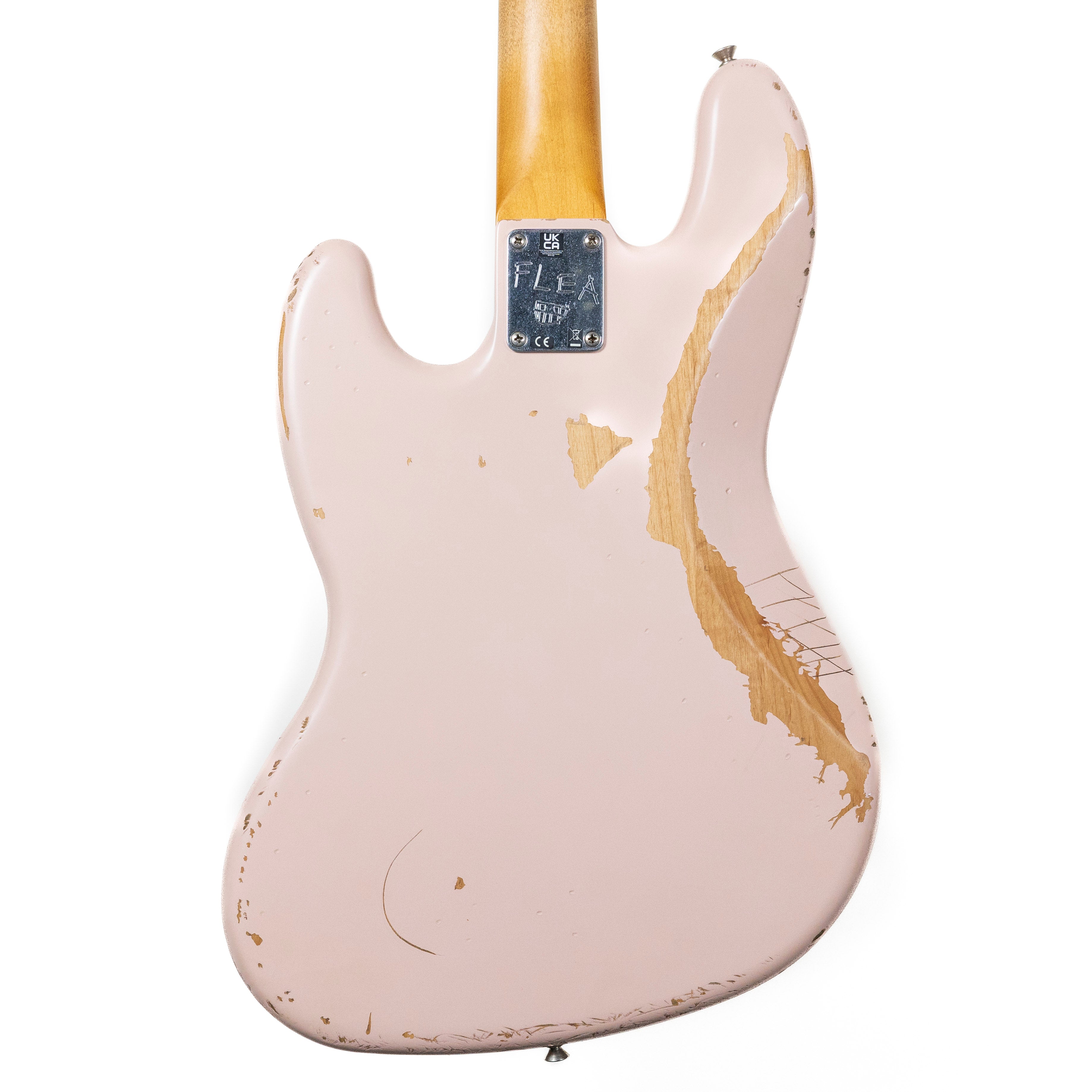 Fender Flea Jazz Bass Roadworn Shell Pink — Rudy's Music