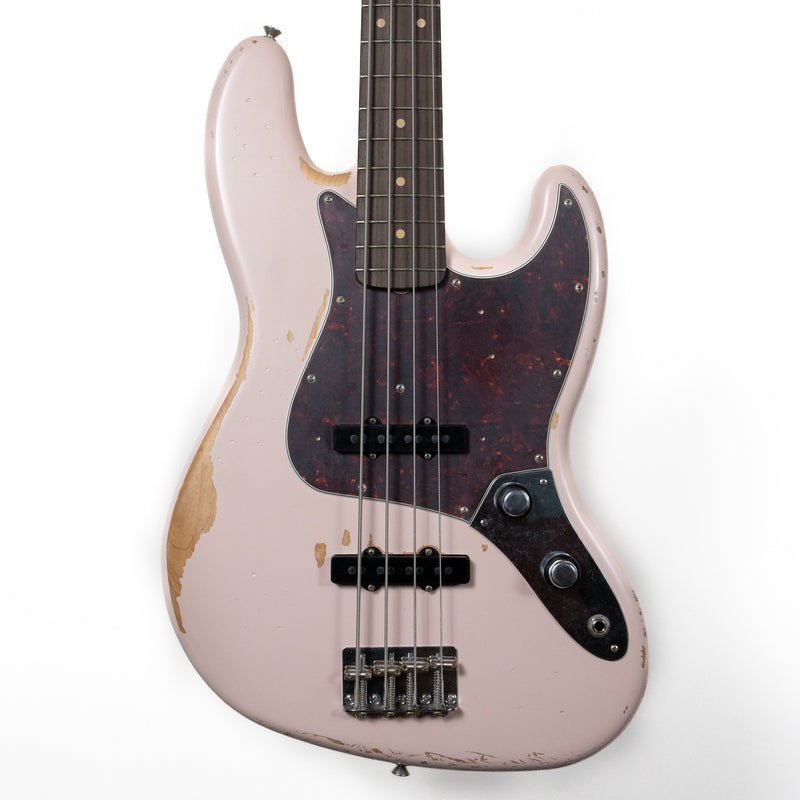 Fender Flea Jazz Bass Roadworn Shell Pink