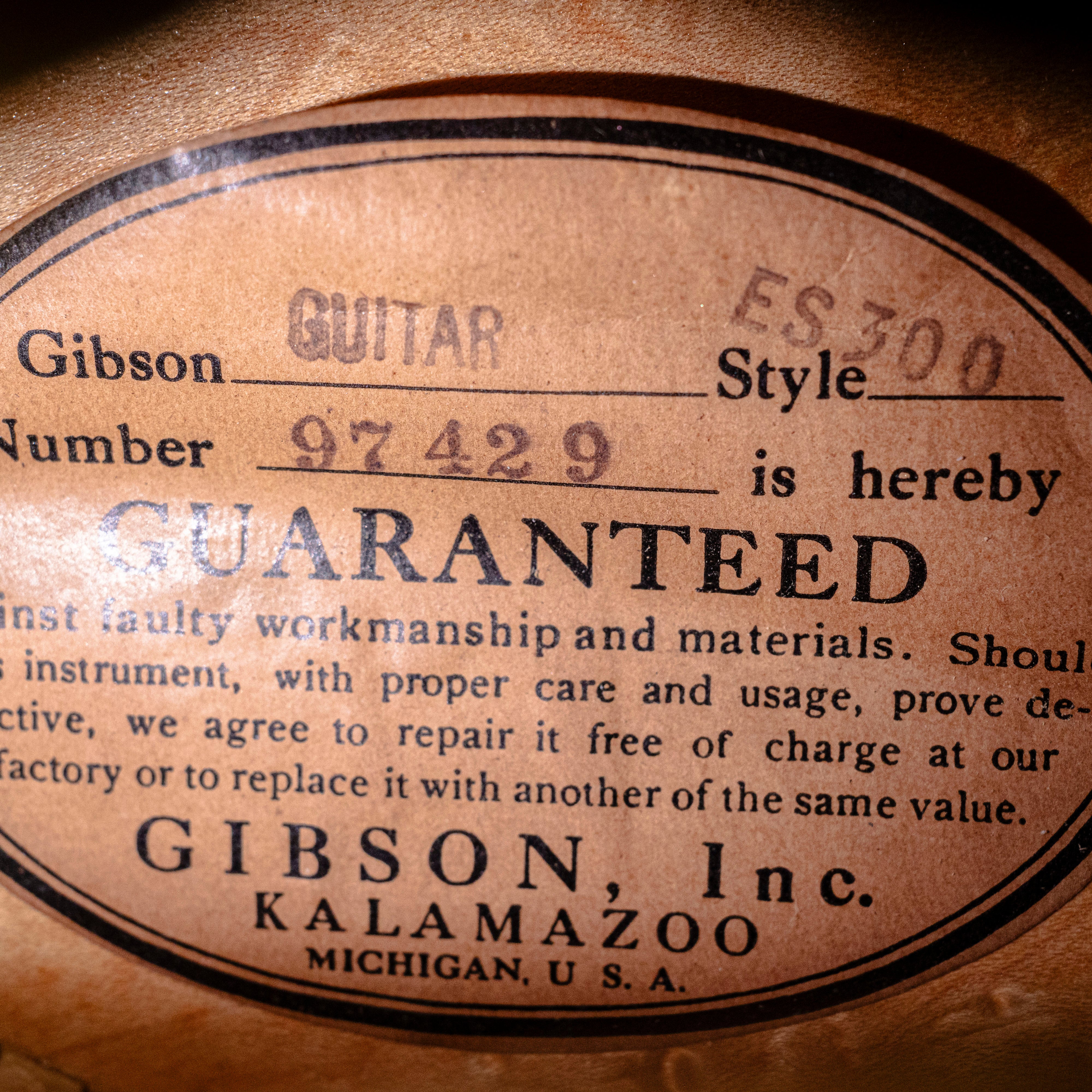 Gibson 1942 ES-300 Blonde