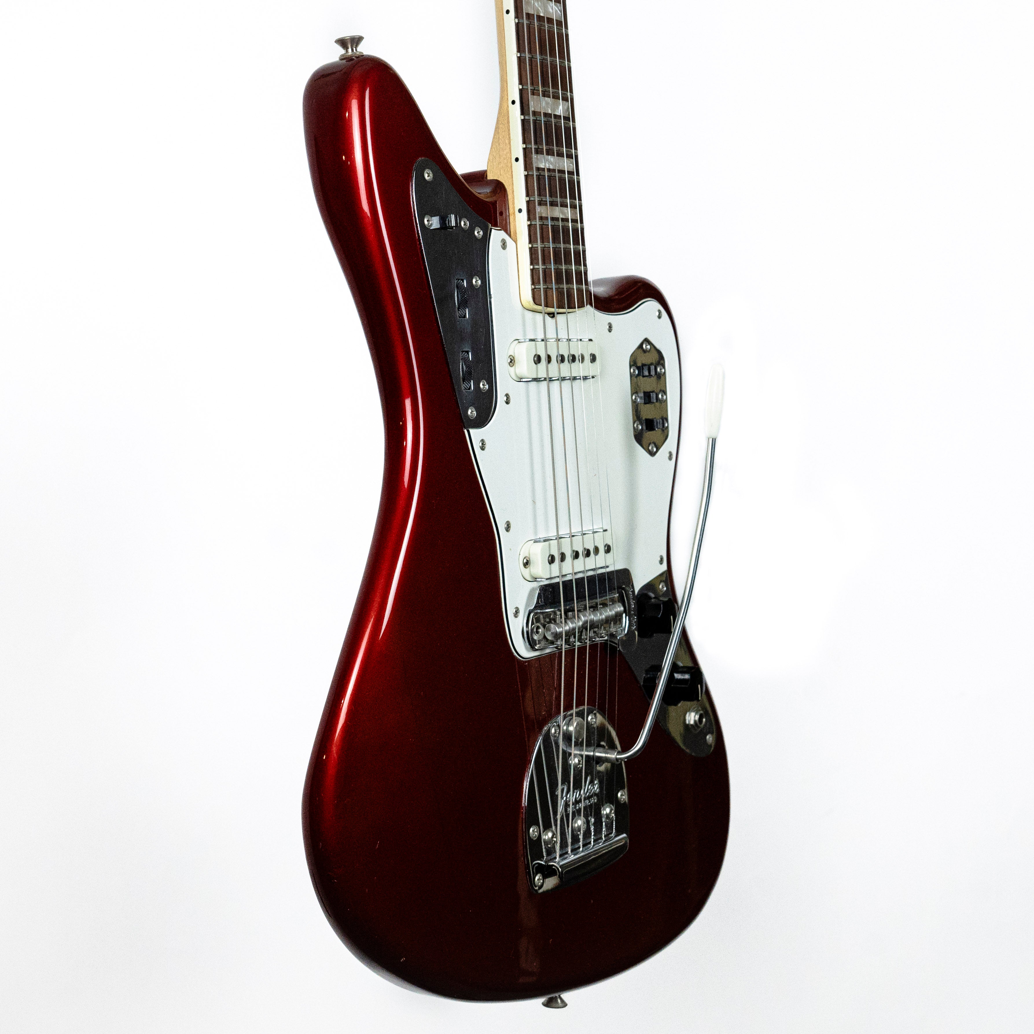 Fender 1969 Jaguar Candy Apple Red (Matching Headstock) — Rudy's Music