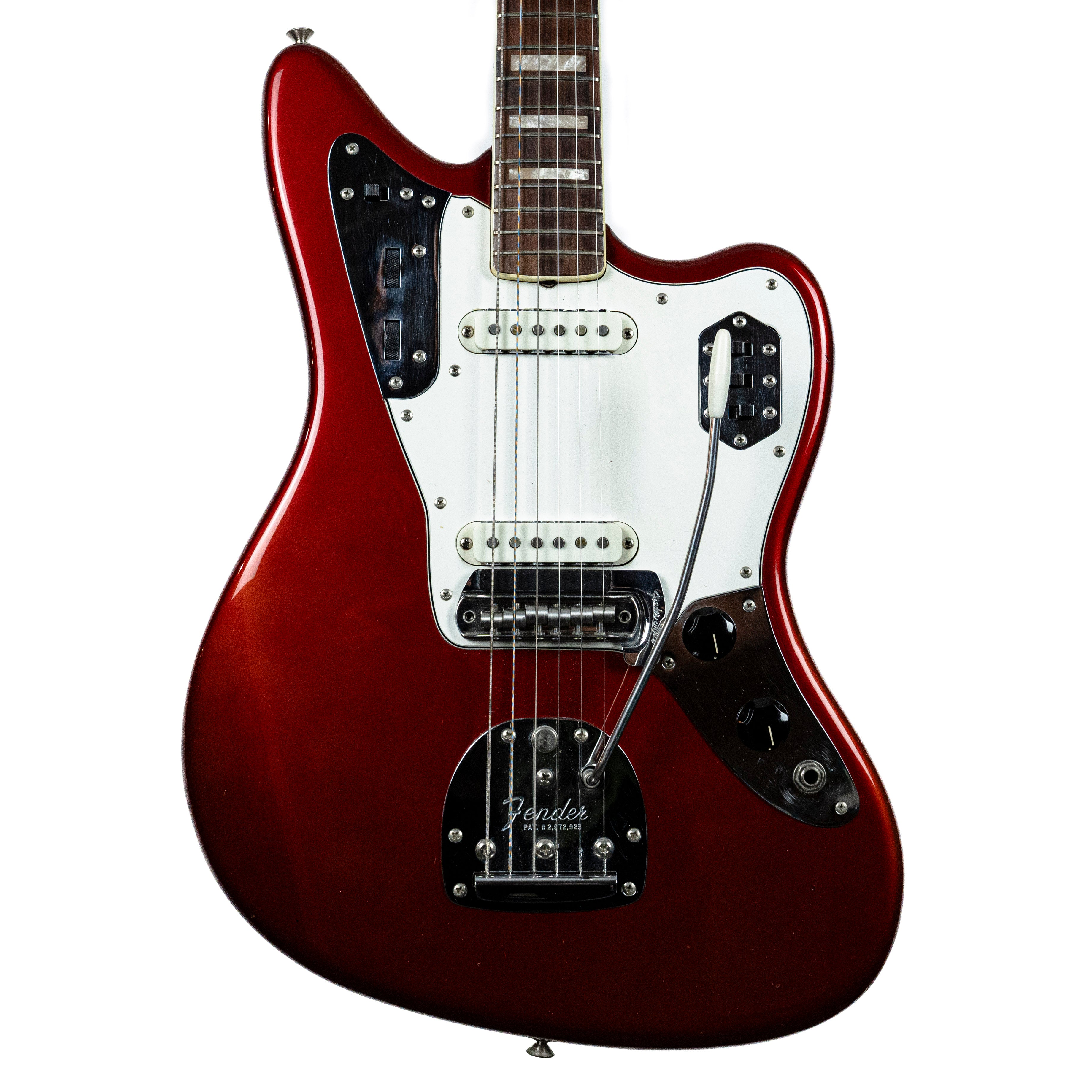 Fender 1969 Jaguar Candy Apple Red (Matching Headstock) — Rudy's Music