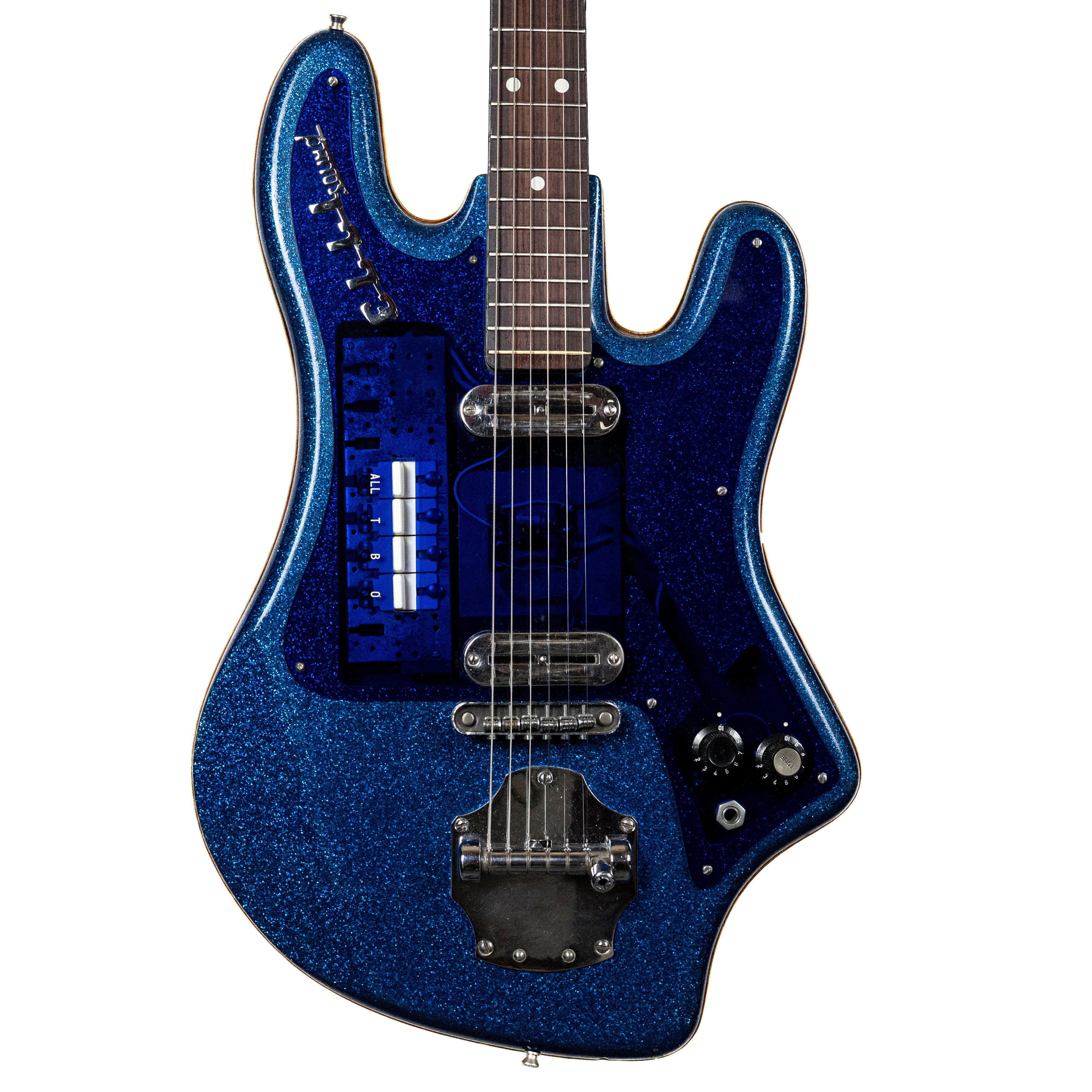 Crucianelli 1960's Guitar, Blue Sparkle