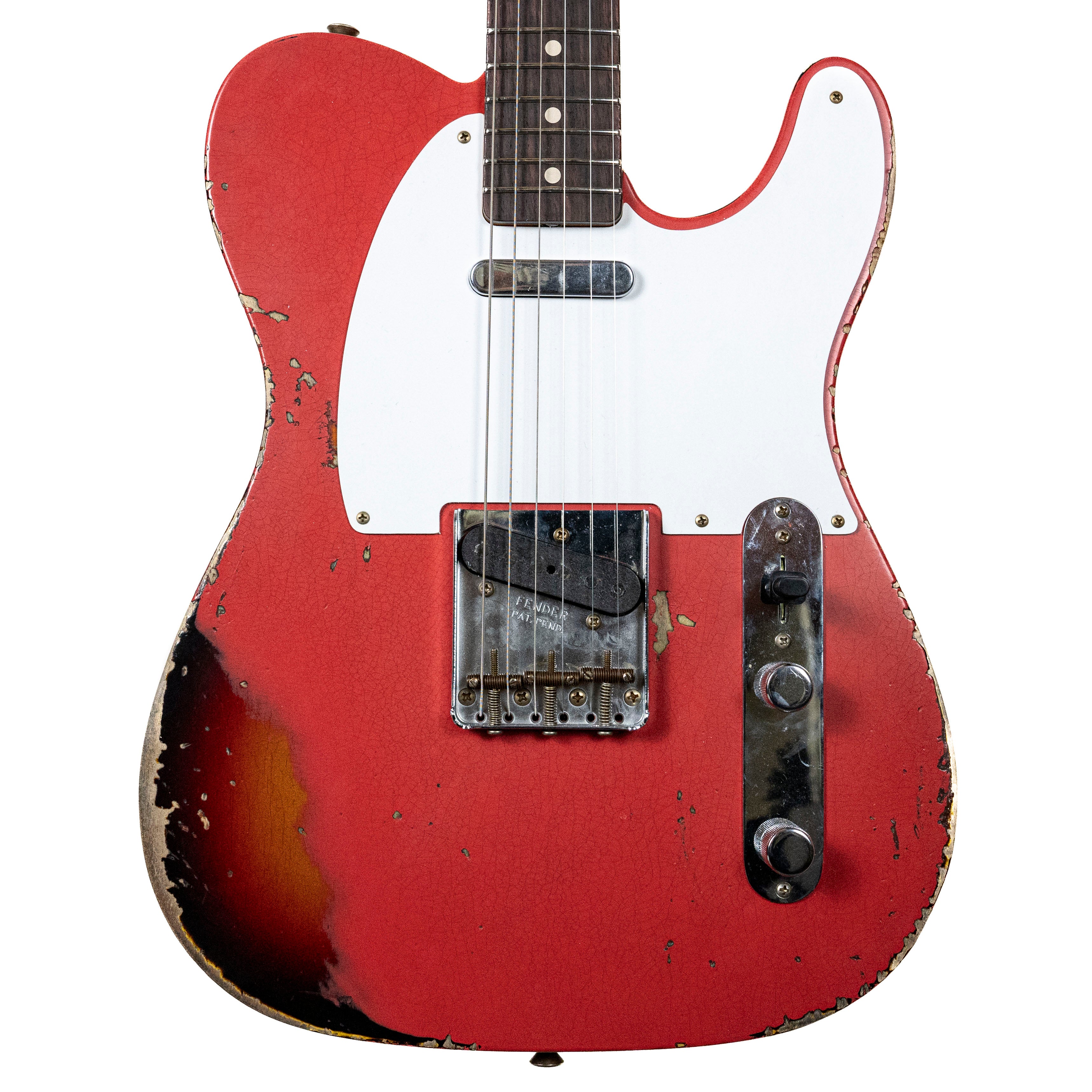 Fender Custom Shop 1959 Tele Fiesta Red Over Sunburst
