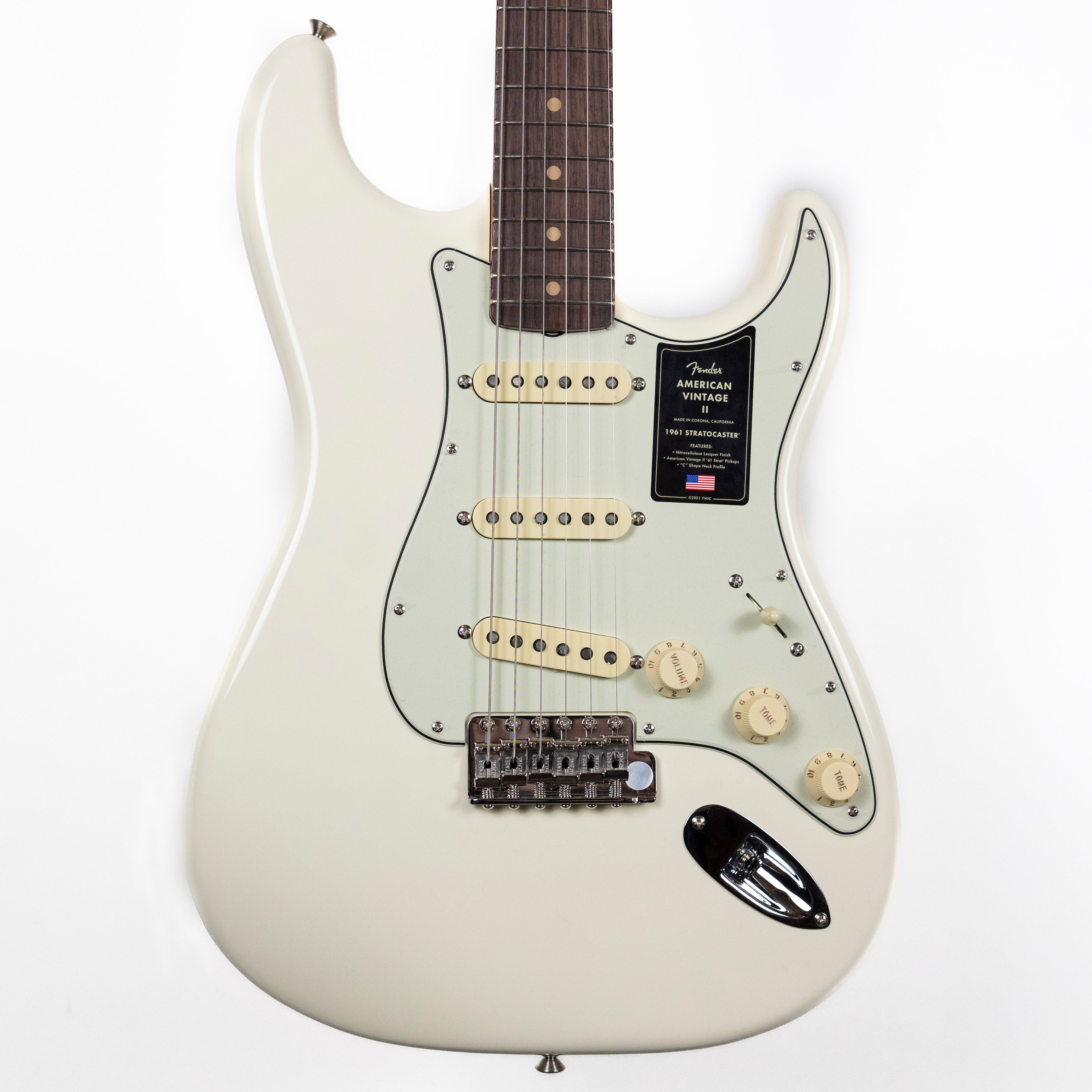 American Vintage II 1961 Stratocaster Olympic White — Rudy's Music