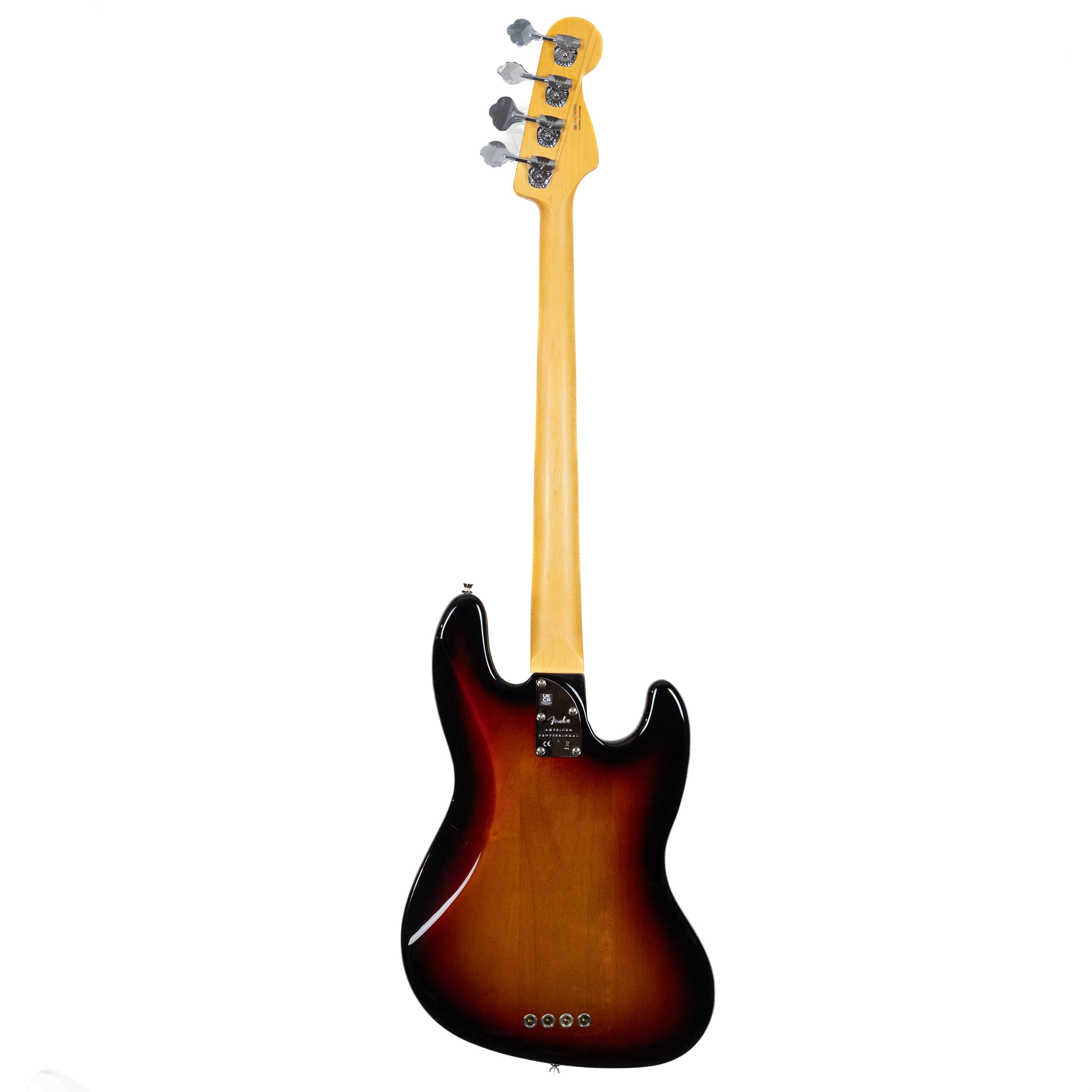 Fender American Professional II Jazz Bass Left-Hand 3-Color Sunburst