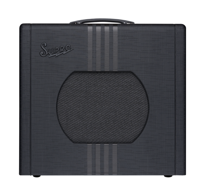 Supro Delta King 12 / 15 Watt 1x12 w/Reverb Black & Black