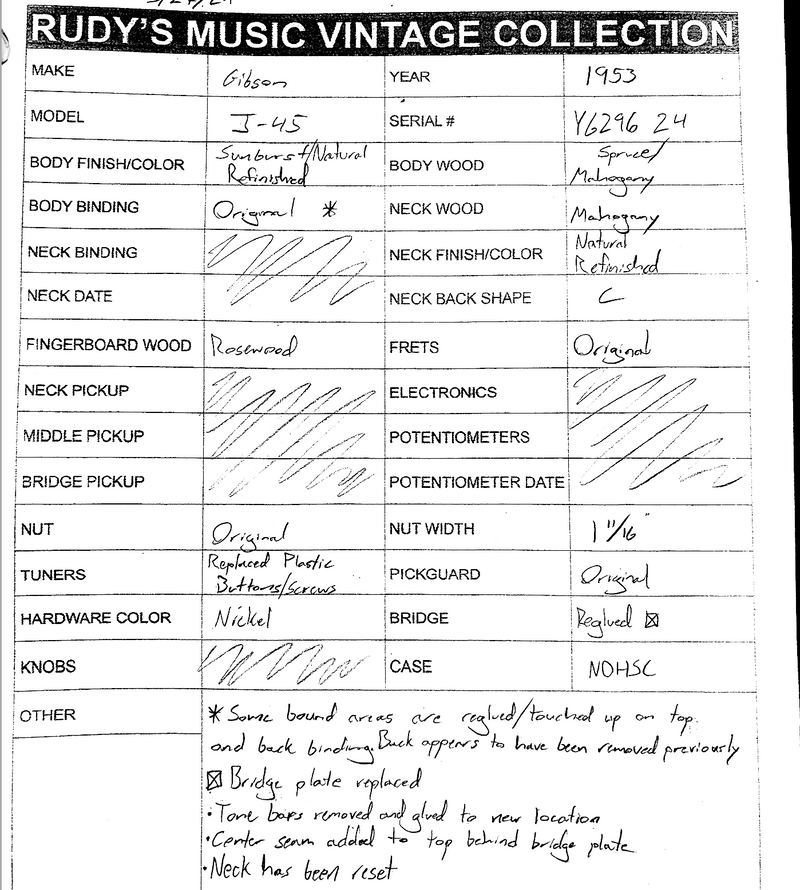 Gibson 1953 J-45