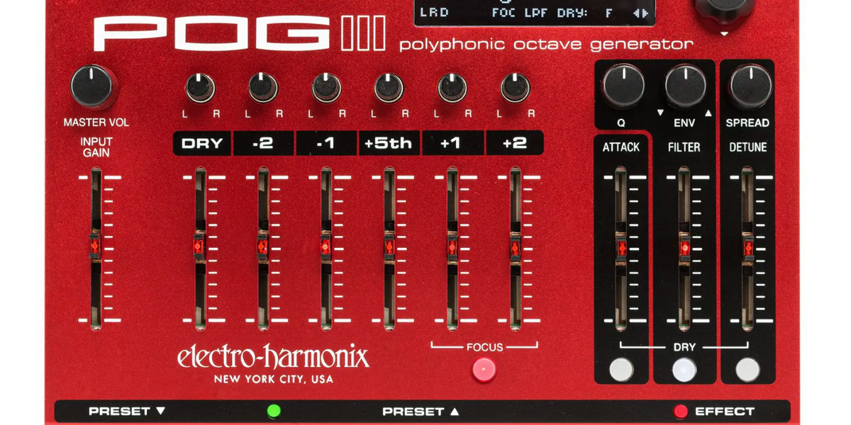 EHX POG3 Polyphonic Octave Generator — Rudy's Music