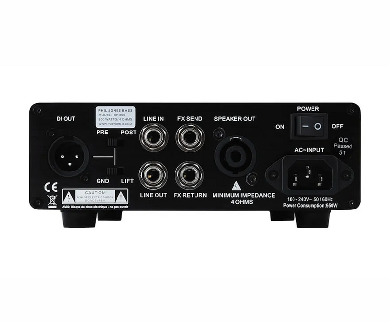 Phile Jones Bass, BP- 800 800W Solid State Digital Bass Amp