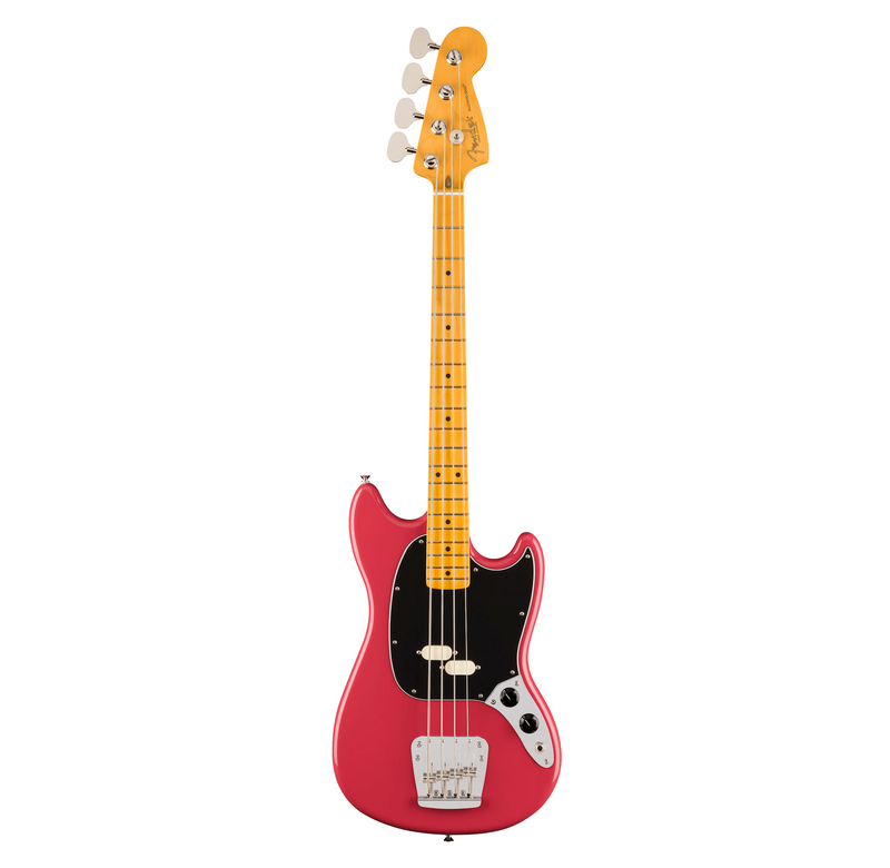 Fender American Professional Classic Mustang Bass, Faded Dakota Red