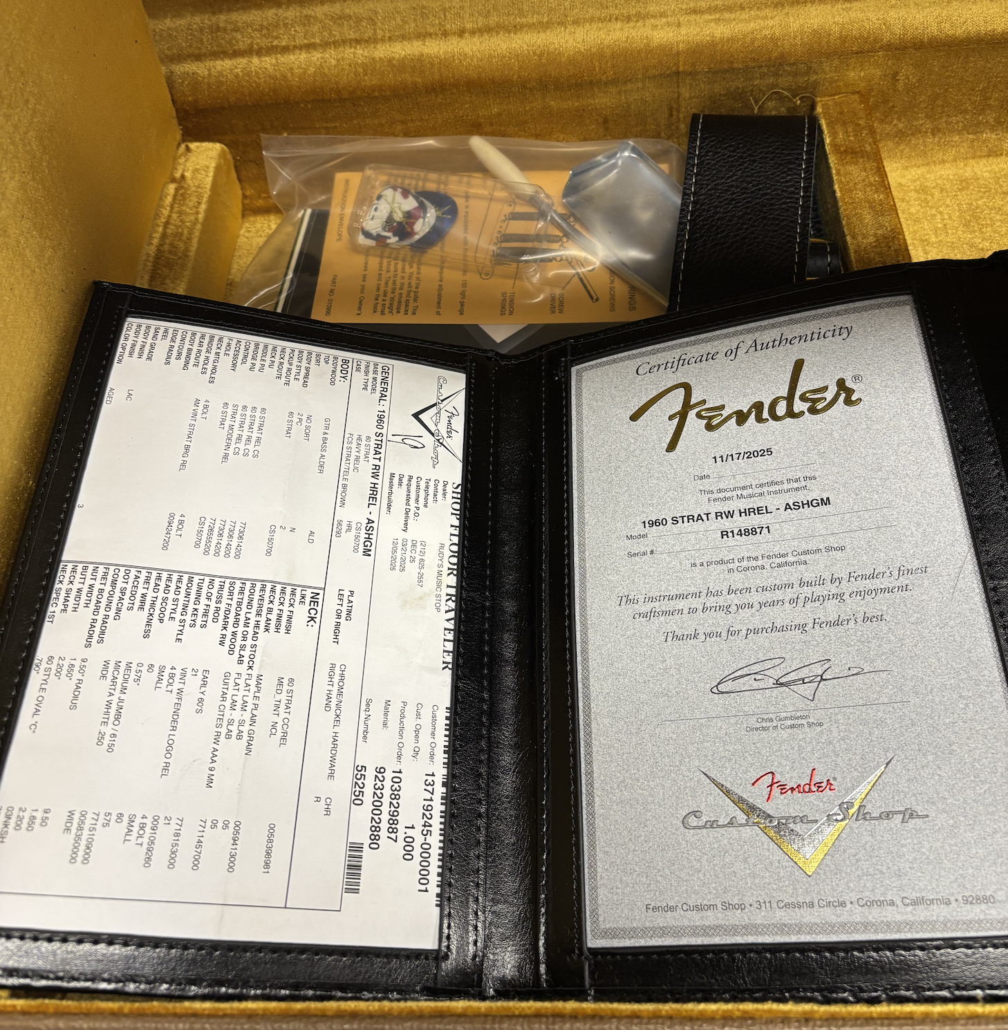 Fender Custom Shop, 1960 STRAT, Heavy Relic Aged Sherwood Green Metallic