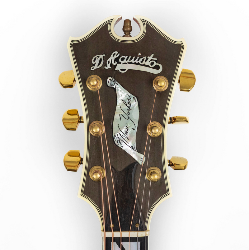 D'Aquisto MERLOT Pair: 1979 Flat Top Delux 16" Merlot #109 & 1977 New Yorker Merlot #1114