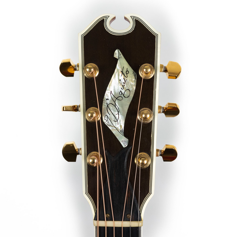 D'Aquisto MERLOT Pair: 1979 Flat Top Delux 16" Merlot #109 & 1977 New Yorker Merlot #1114