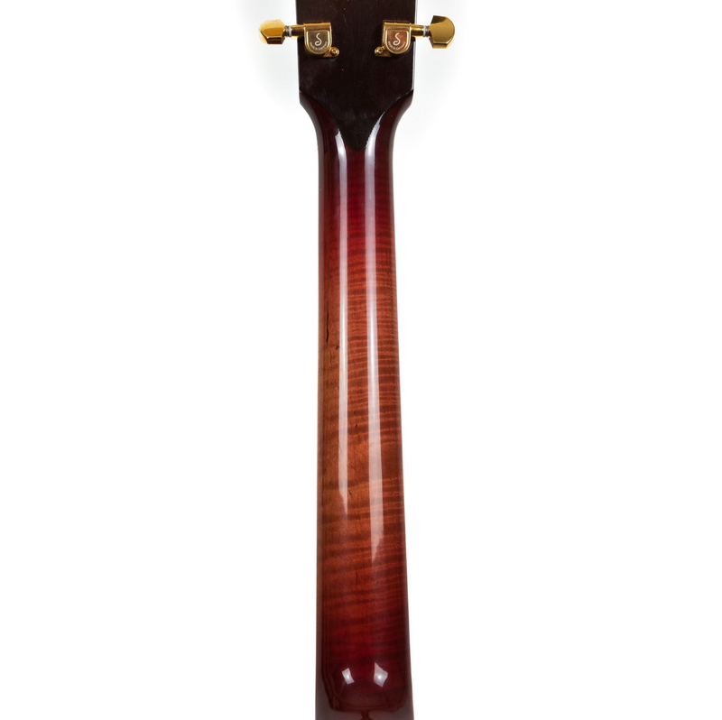 D'Aquisto MERLOT Pair: 1979 Flat Top Delux 16" Merlot #109 & 1977 New Yorker Merlot #1114