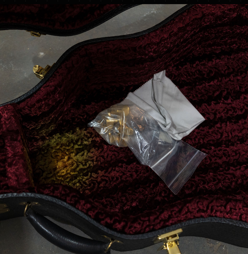 D'Aquisto MERLOT Pair: 1979 Flat Top Delux 16" Merlot #109 & 1977 New Yorker Merlot #1114