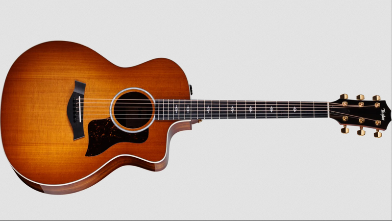 Taylor 214ce-K DLX Special Edition Honeyburst — Rudy's Music Taylor 214ce-K DLX Special Edition Honeyburst — Rudy's Music