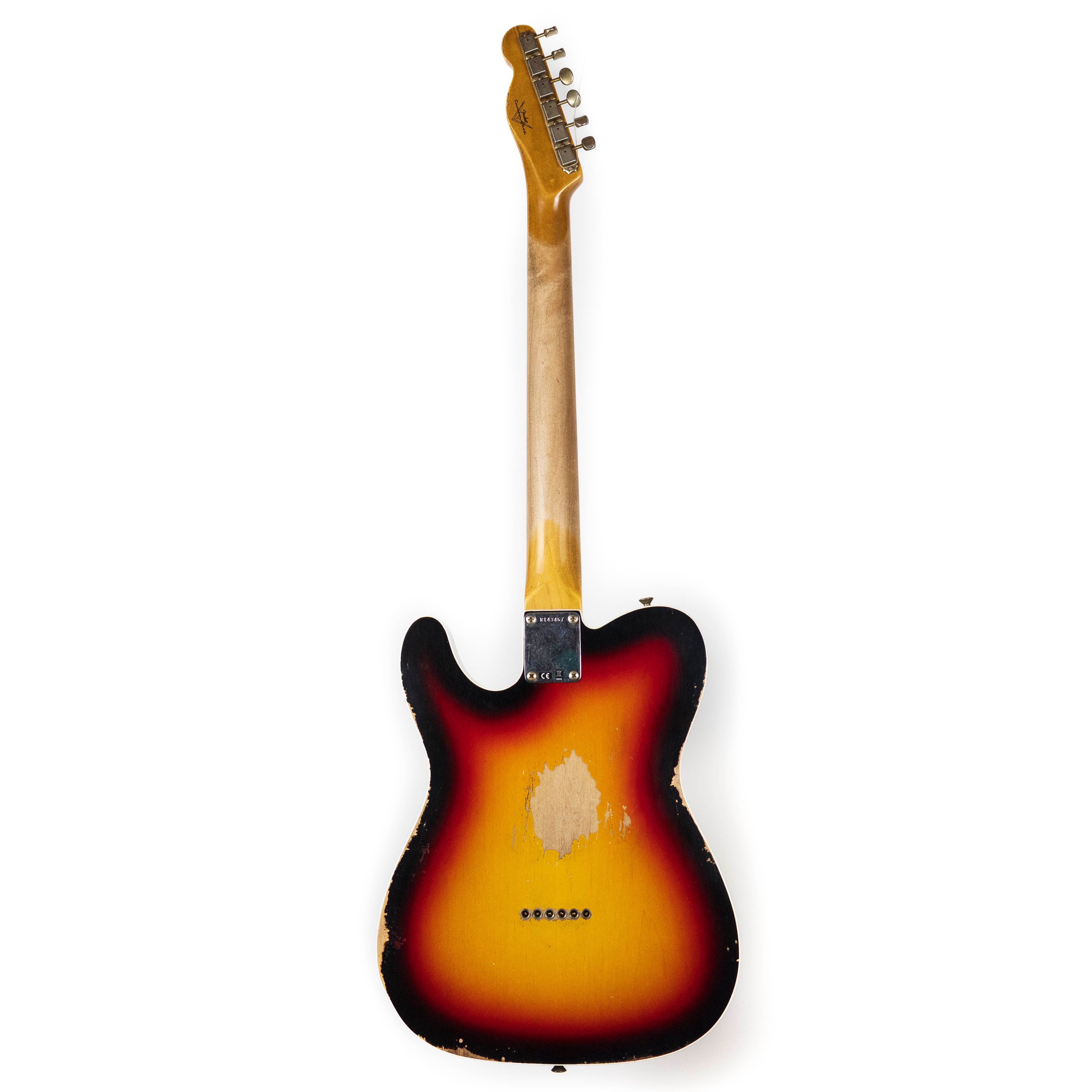 Fender Custom Shop 1960 Tele Custom, Heavy Relic Sunburst
