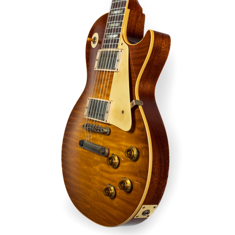 Gibson Custom 1959 Les Paul, Mismatched Top BOTB #110, Golden Poppy Burst, Heavy Aged