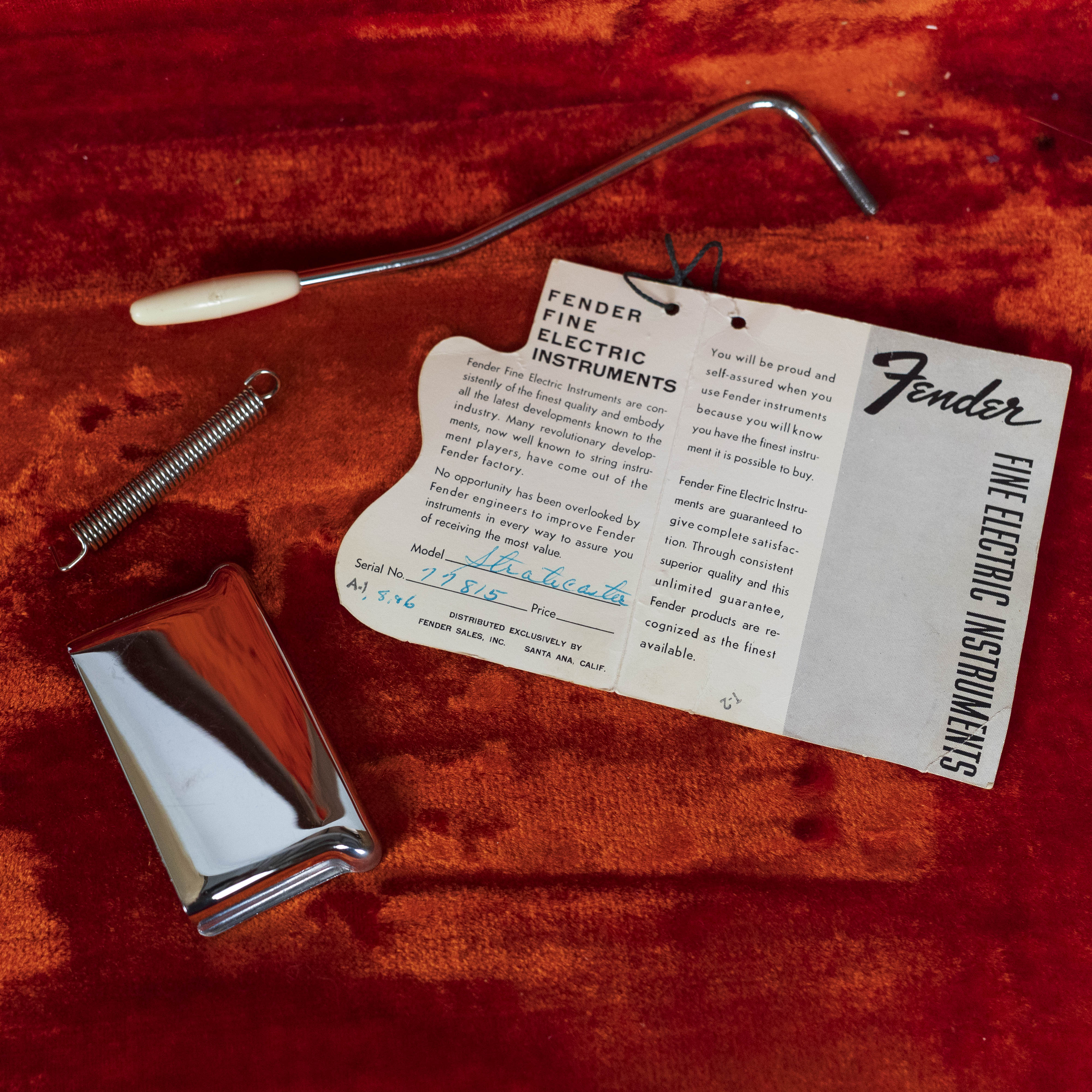 Fender 1962 Stratocaster, Sunburst