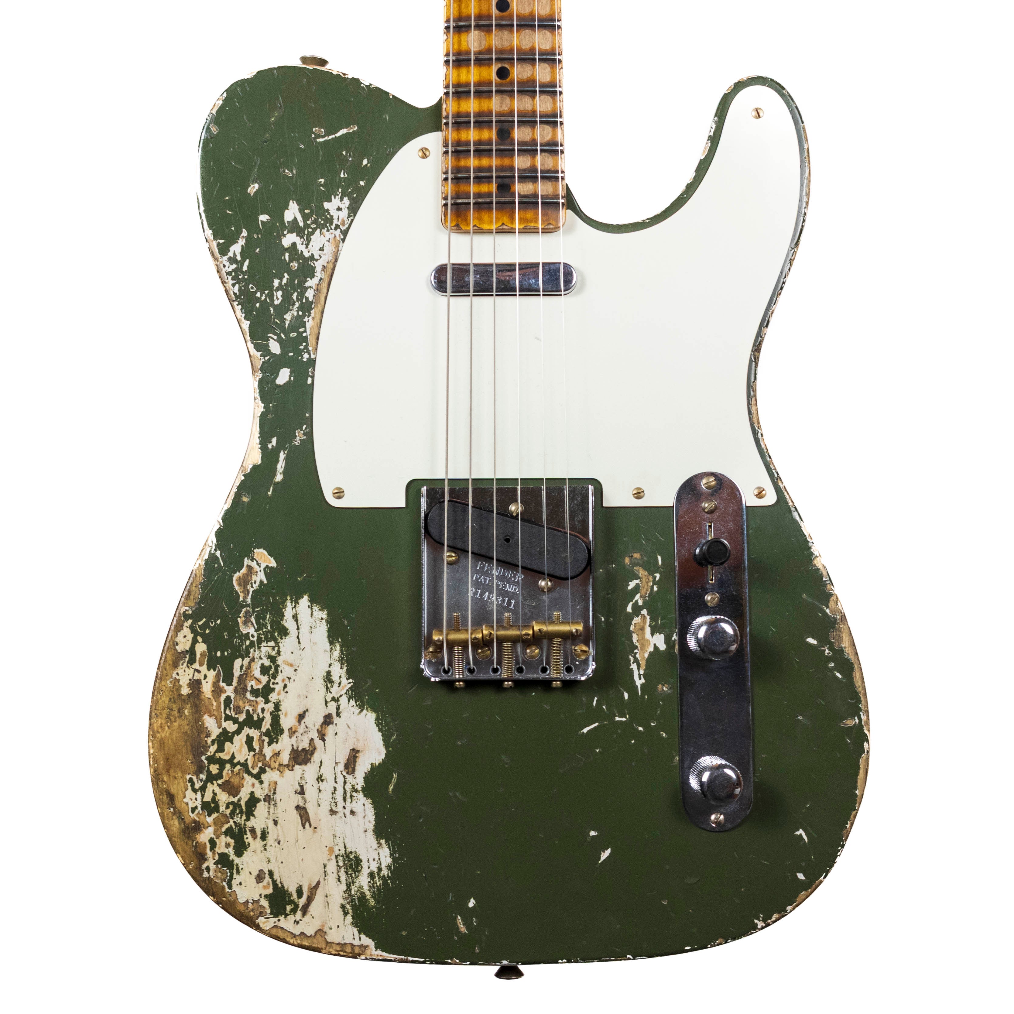 Fender Custom Shop, Double Esquire, Super Heavy Relic, Olive Green