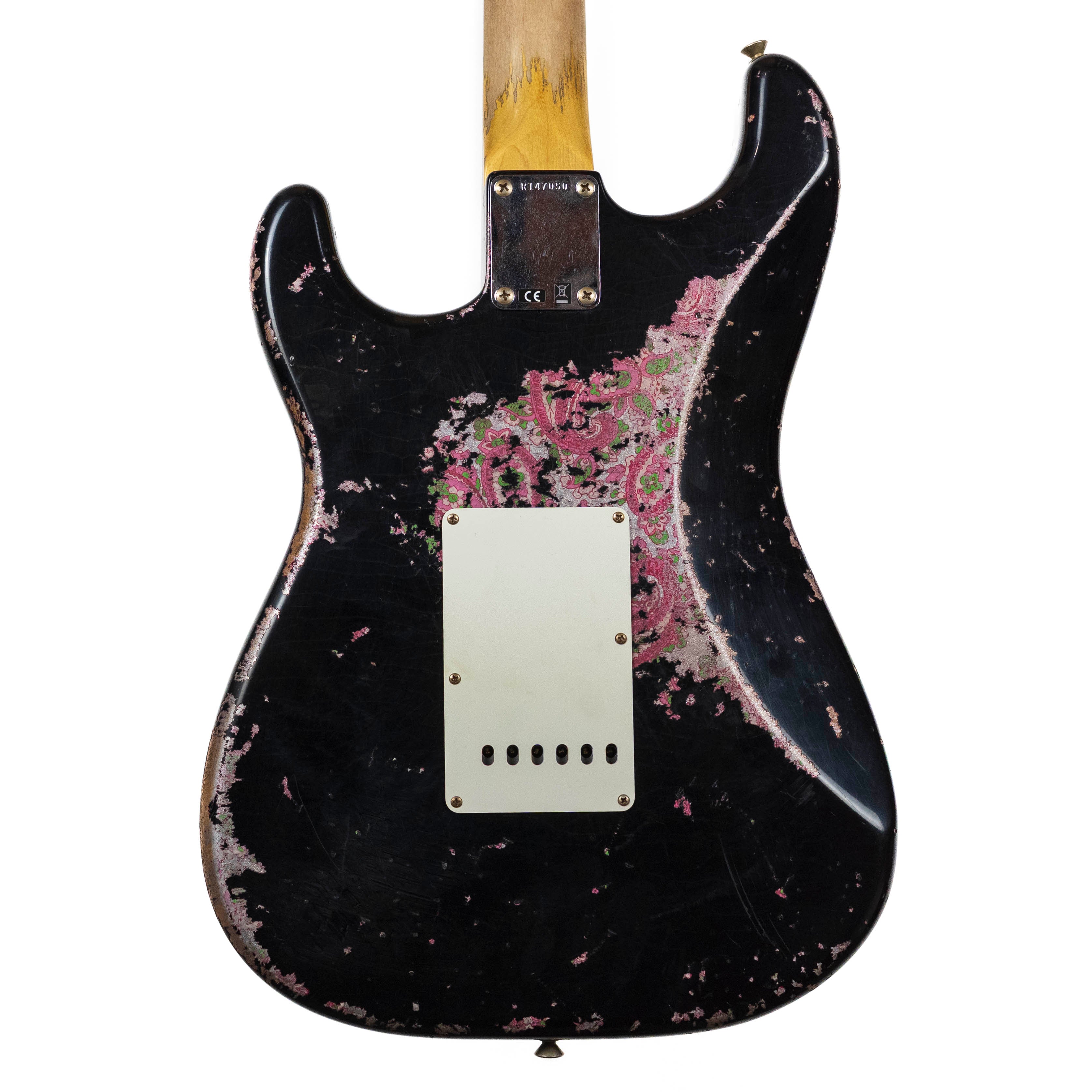 Fender Custom Shop 1960 Strat, Super Heavy Relic, Black Over Pink Paisley