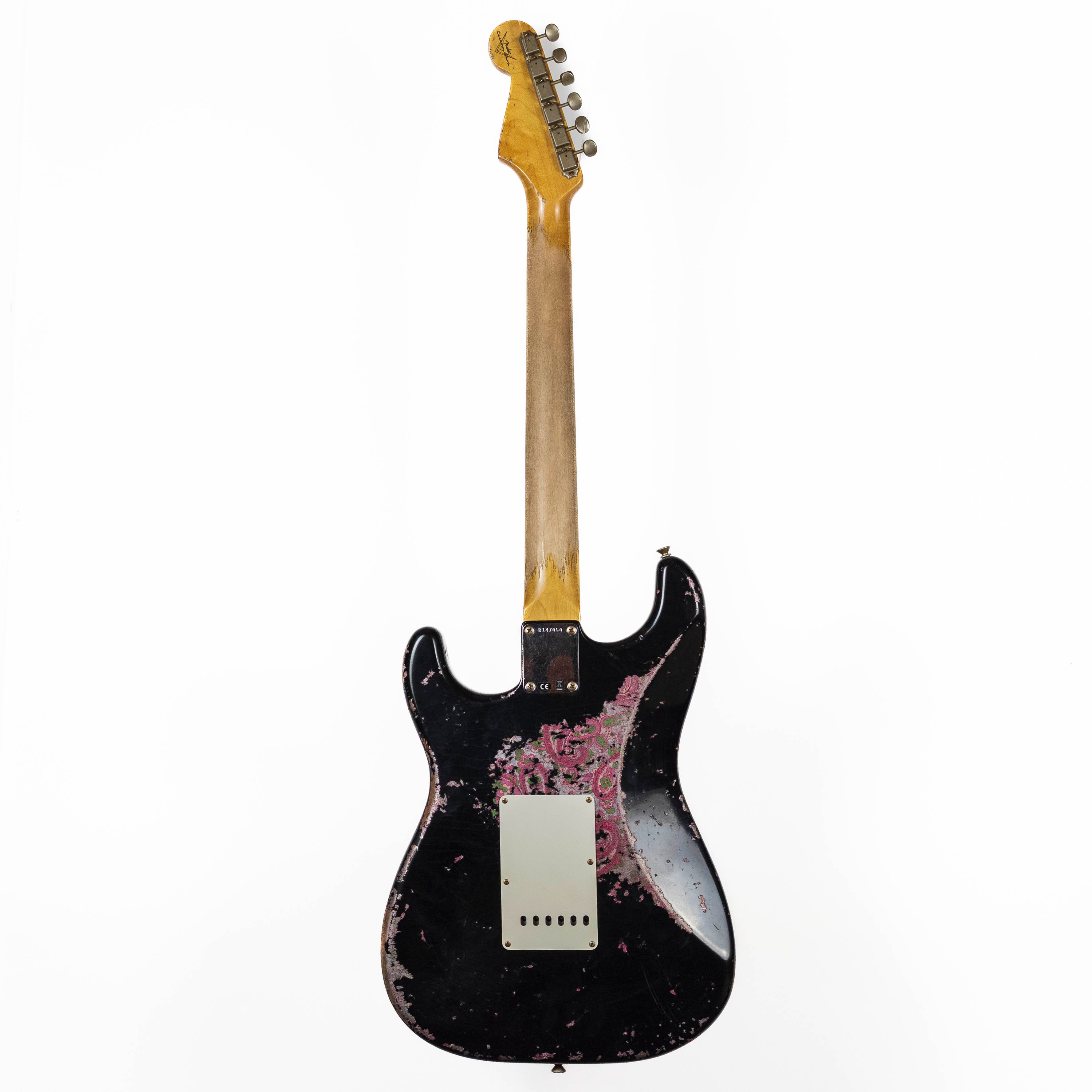 Fender Custom Shop 1960 Strat, Super Heavy Relic, Black Over Pink Paisley