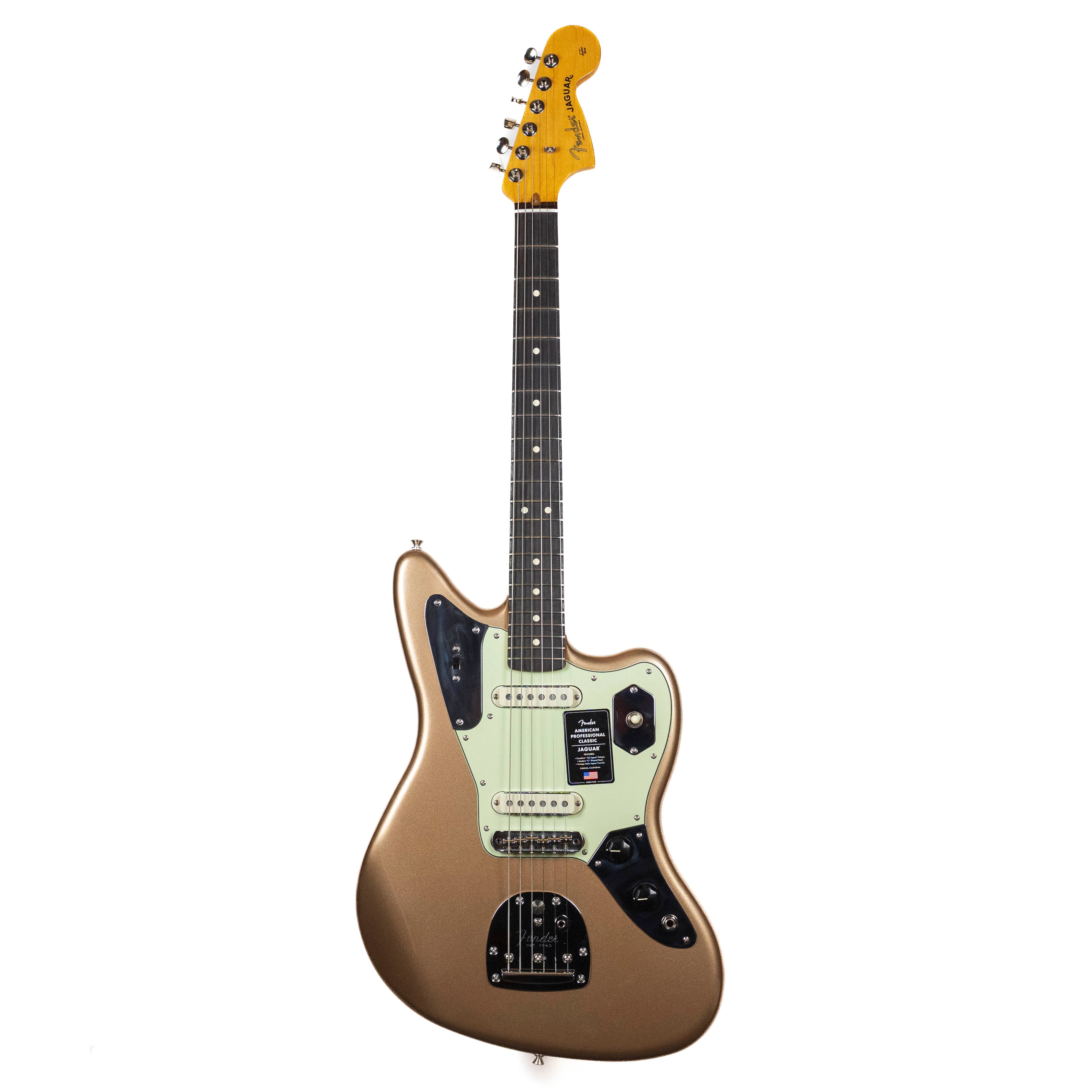 Fender American Professional Classic Jaguar, Faded Firemist Gold
