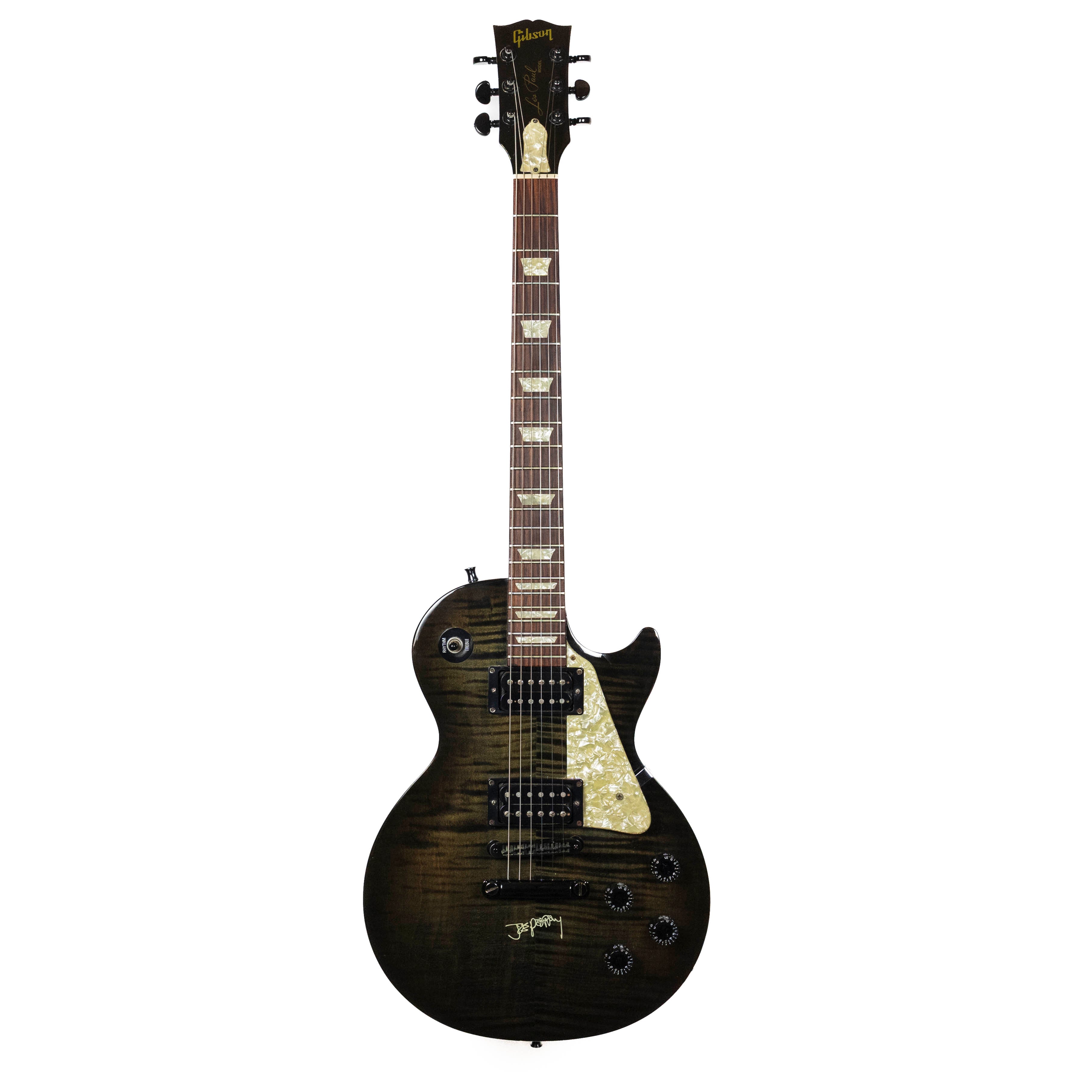 ギター Gibson Joe Perry Les Paul Gibson 1997 Les Paul, Joe Perry Signature, Black Burst — Rudy's