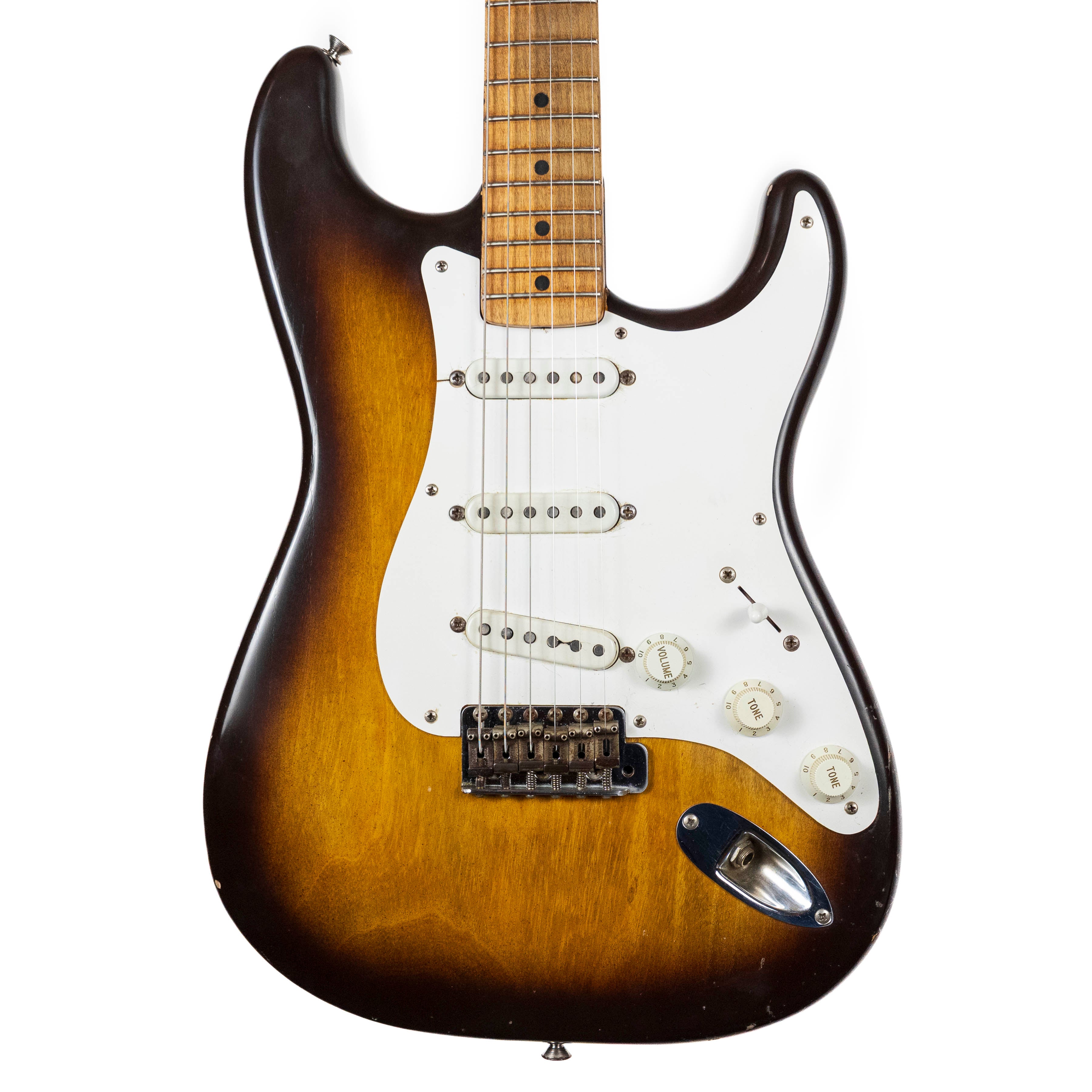 Fender 1955 Stratocaster, Refin Sunburst