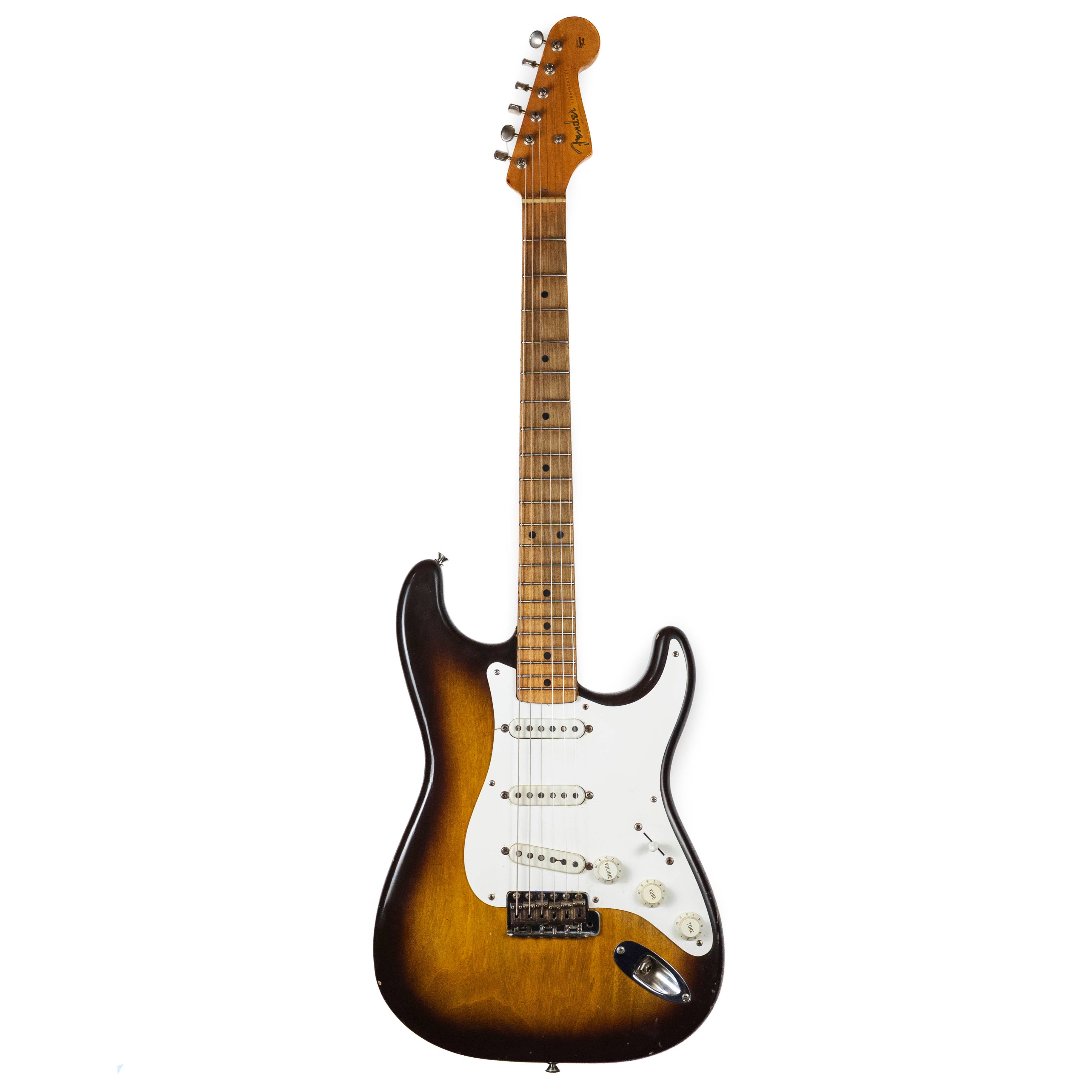 Fender 1955 Stratocaster, Refin Sunburst