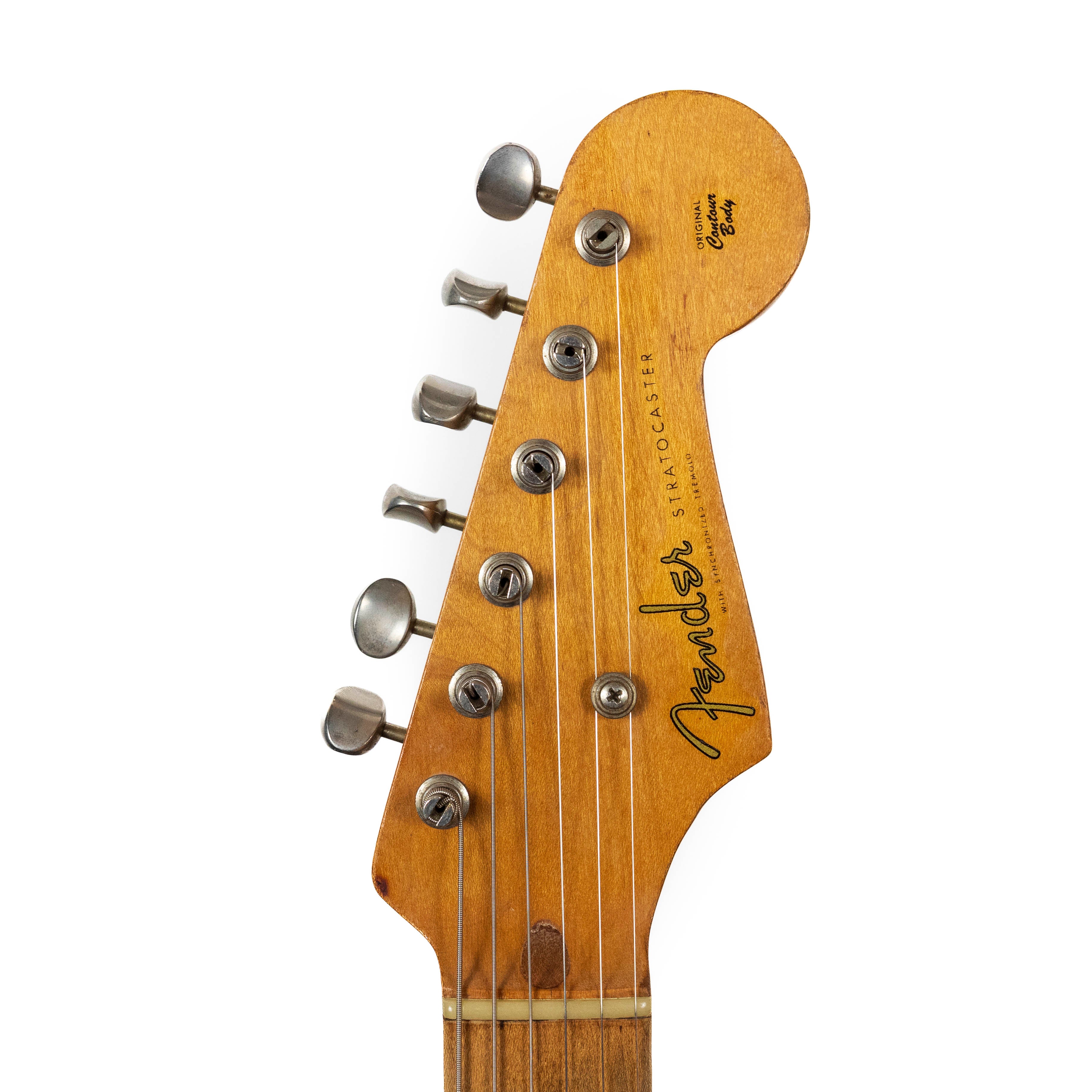 Fender 1955 Stratocaster, Refin Sunburst