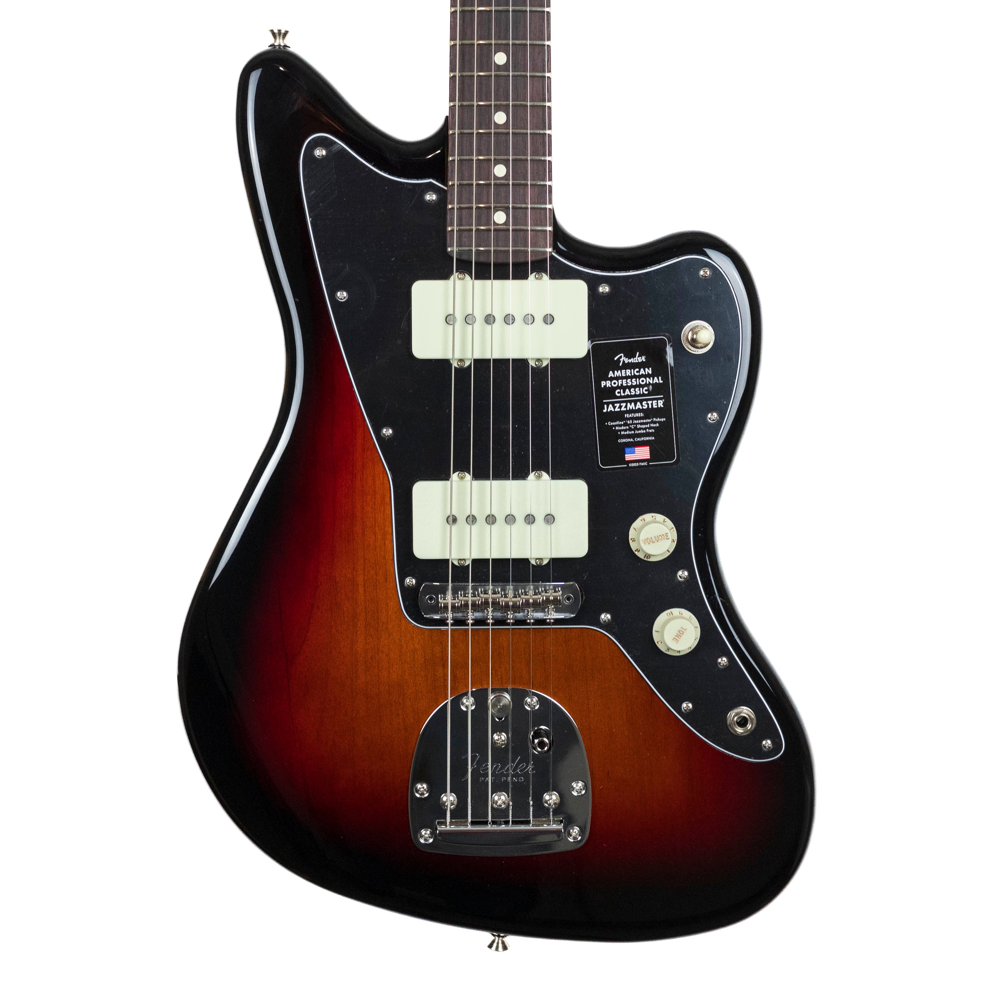 Fender American Professional Classic Jazzmaster, 3-Color Sunburst